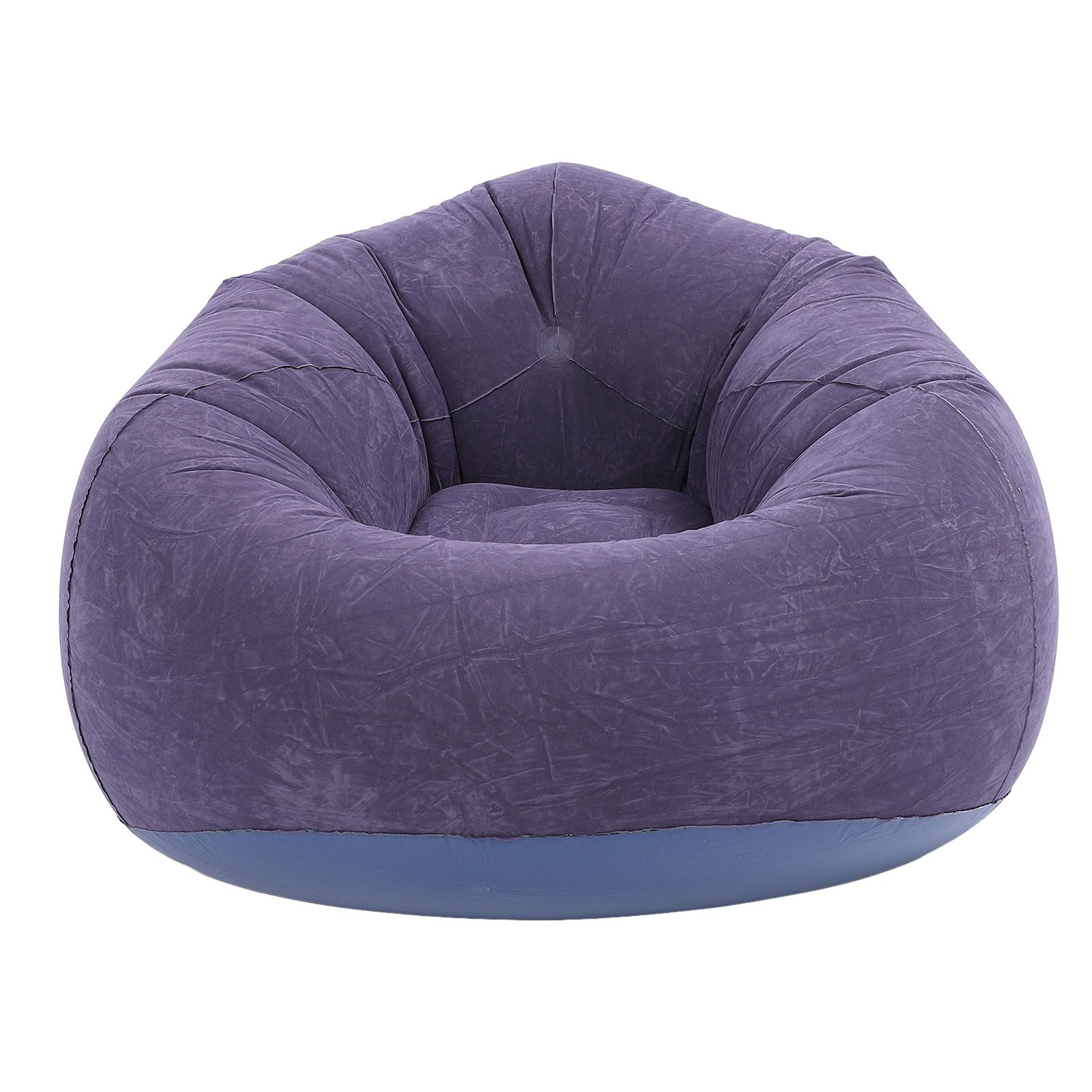 Inflatable Lounge Chair Flocking PVC Portable Folding Blow Up Sofa for Living view 11
