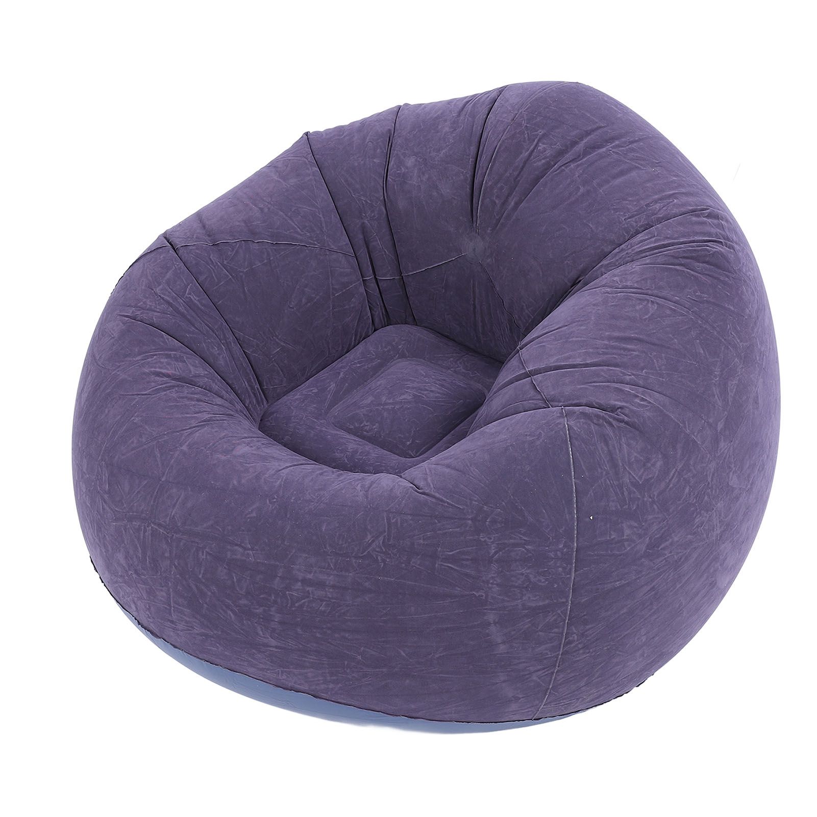 Inflatable Lounge Chair Flocking PVC Portable Folding Blow Up Sofa for Living view 12