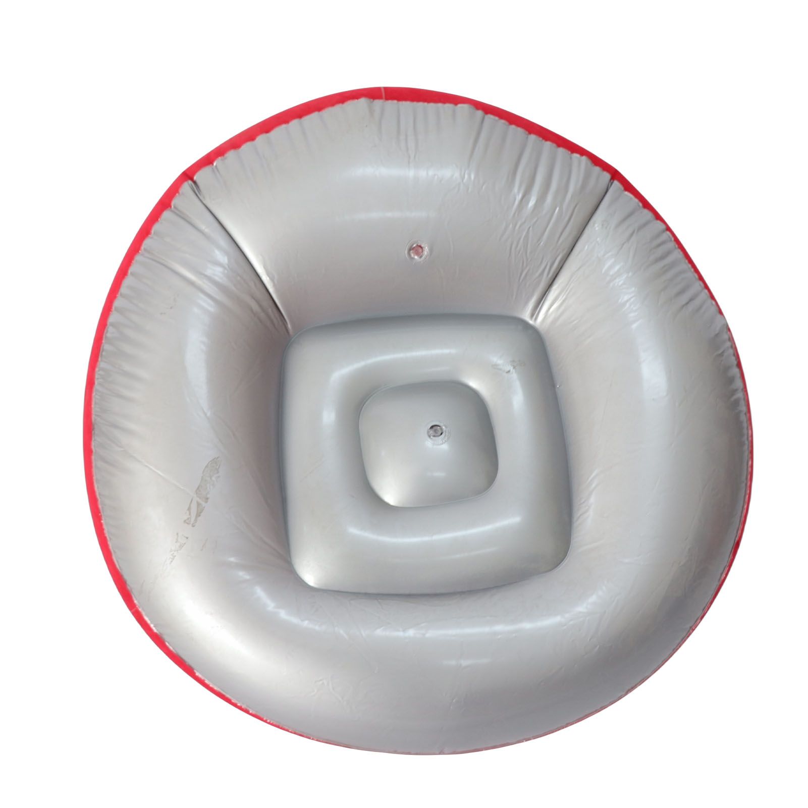 Inflatable Lounge Chair Flocking PVC Portable Folding Blow Up Sofa for Living view 7