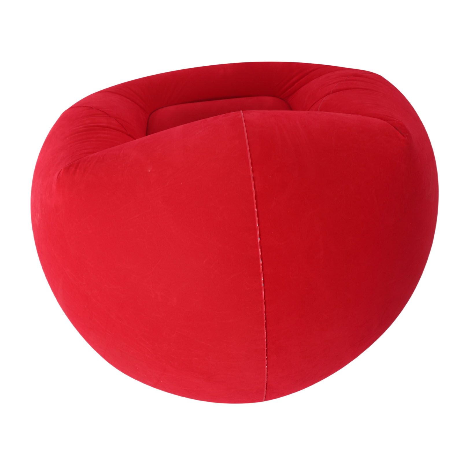 Inflatable Lounge Chair Flocking PVC Portable Folding Blow Up Sofa for Living view 11