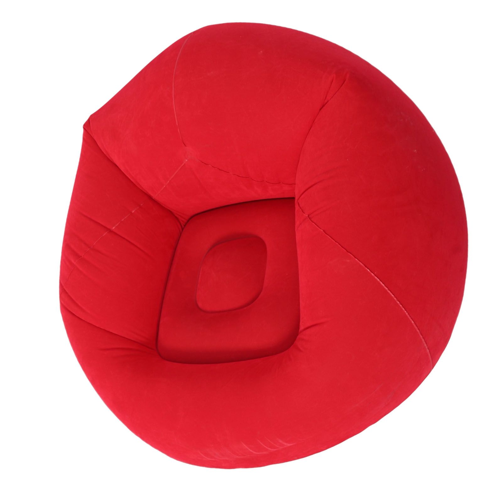 Inflatable Lounge Chair Flocking PVC Portable Folding Blow Up Sofa for Living view 12