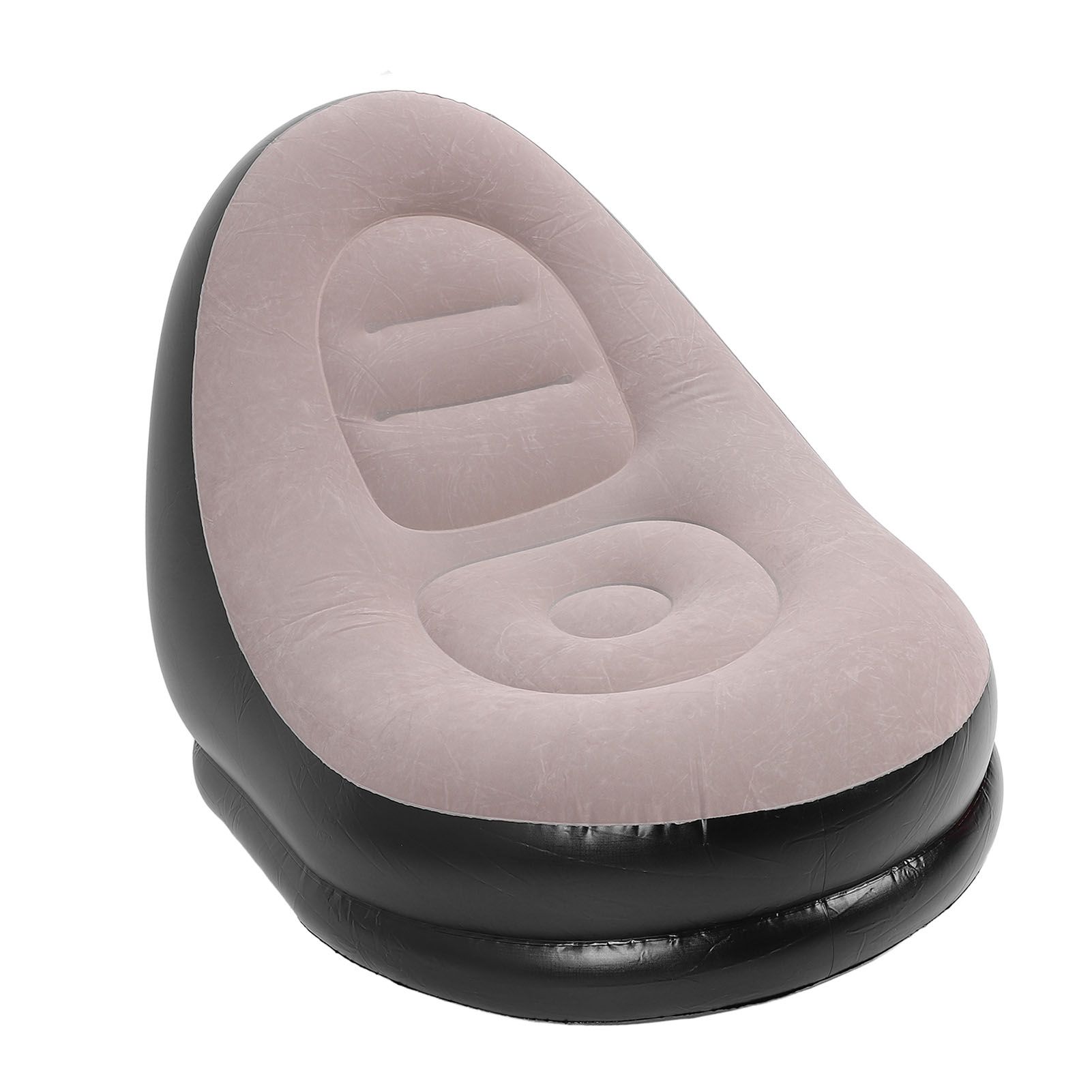 Inflatable Sofa Chair Stylish Simple Soft Flocking Blow Up Lounger Chair with view 6