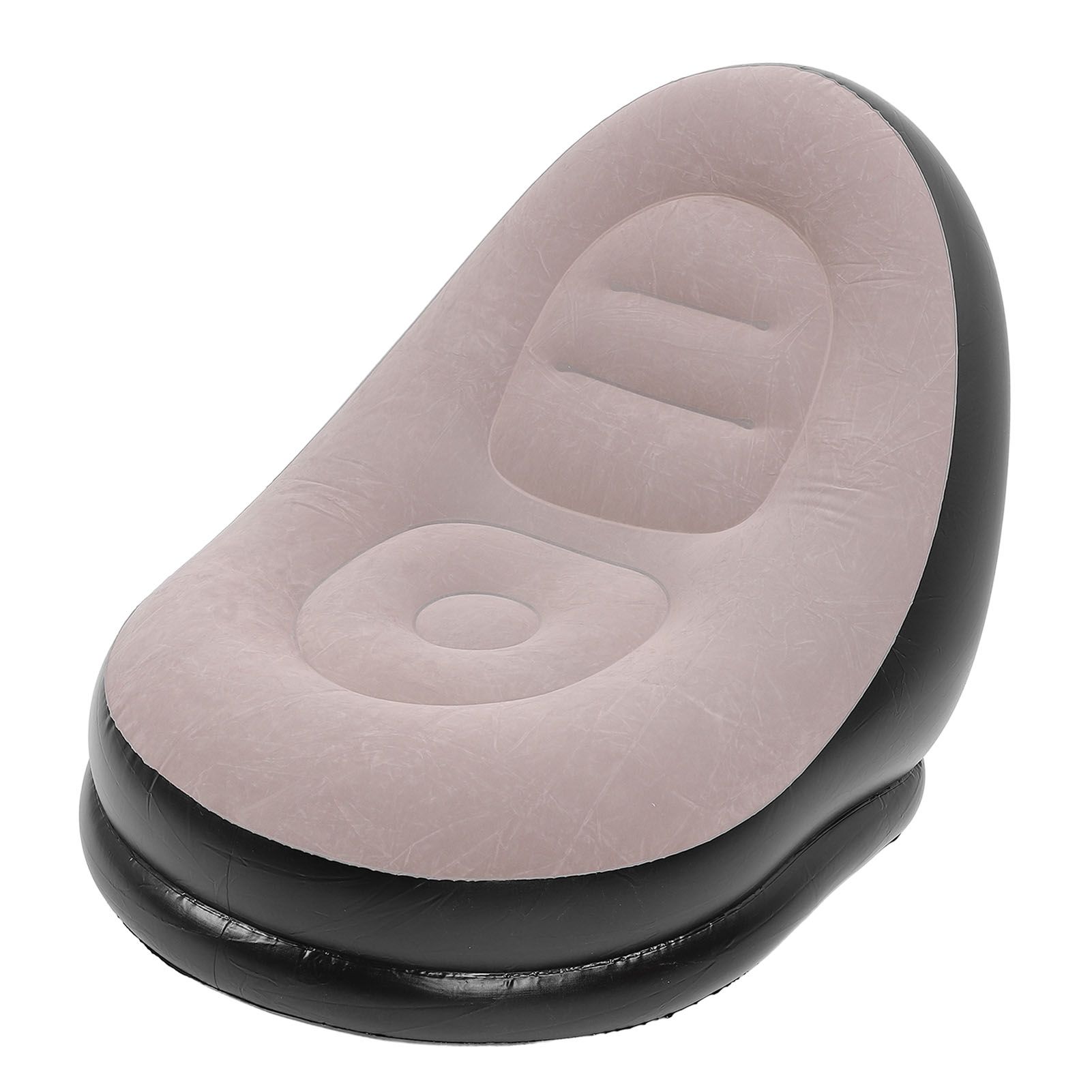 Inflatable Sofa Chair Stylish Simple Soft Flocking Blow Up Lounger Chair with view 8
