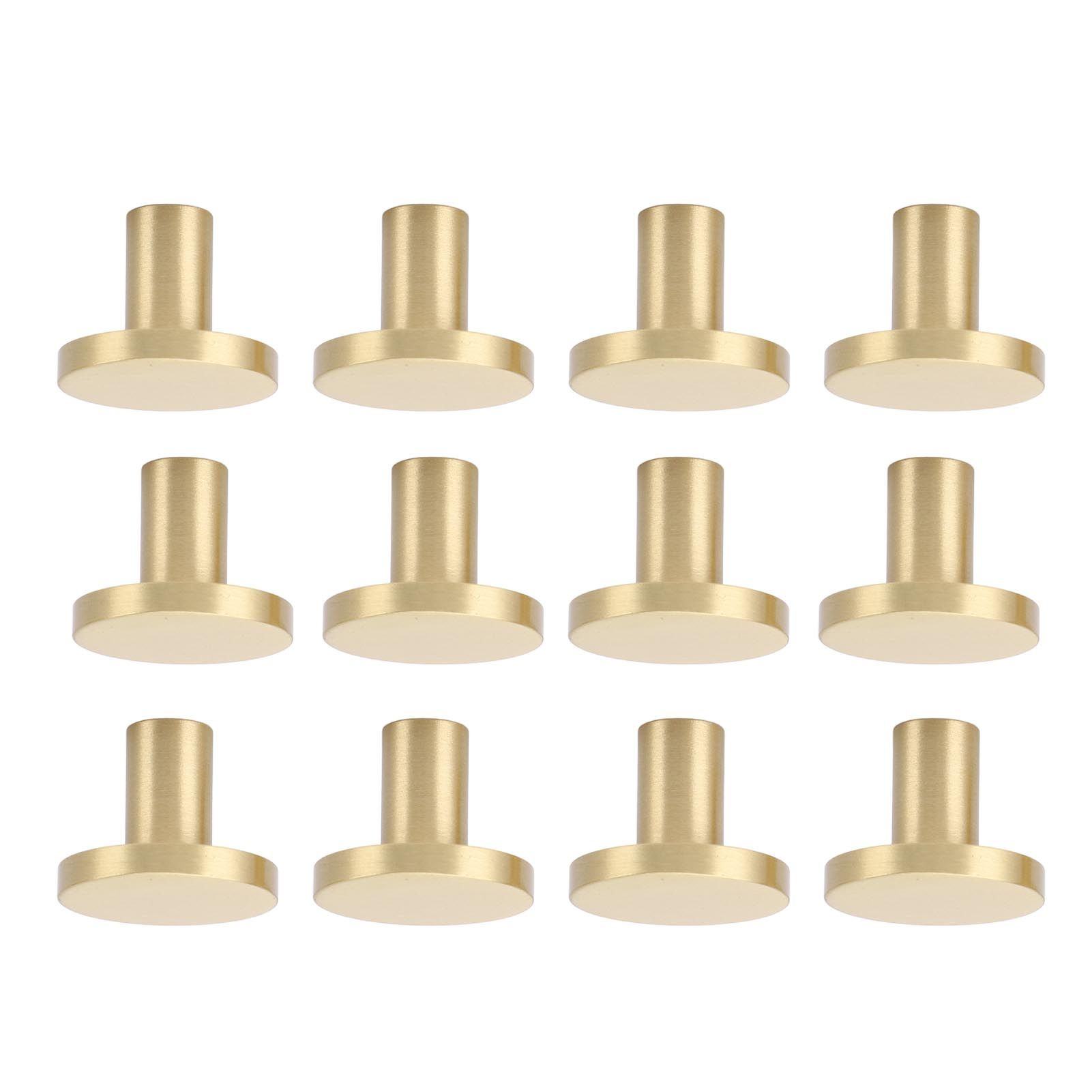12 Pack Gold Cabinet Knobs Zinc Alloy Drawer Knobs Cabinet Knob Handles view 9