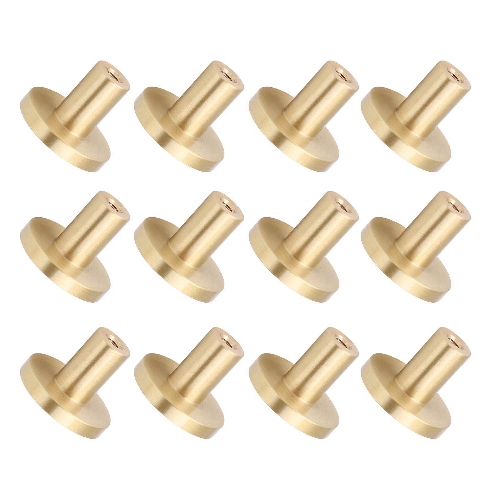 12 Pack Gold Cabinet Knobs Zinc Alloy Drawer Knobs Cabinet Knob Handles view 10