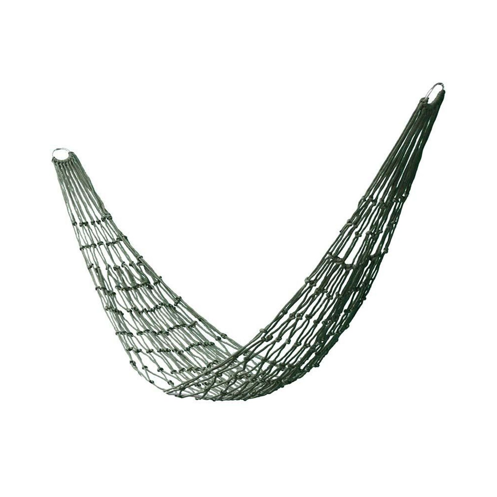 Mesh Rope Hammock Nylon 400lb Load Bearing Single Person Use Sleeping Hammock view 6