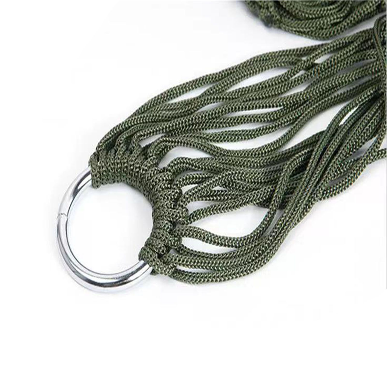 Mesh Rope Hammock Nylon 400lb Load Bearing Single Person Use Sleeping Hammock view 7