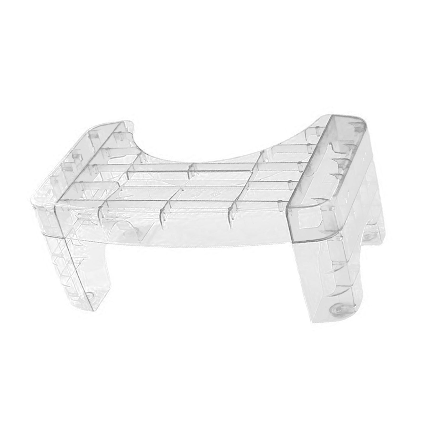 Toilet Foot Stool Transparent Prevent Slip Toilet Assistance Step Stool for
