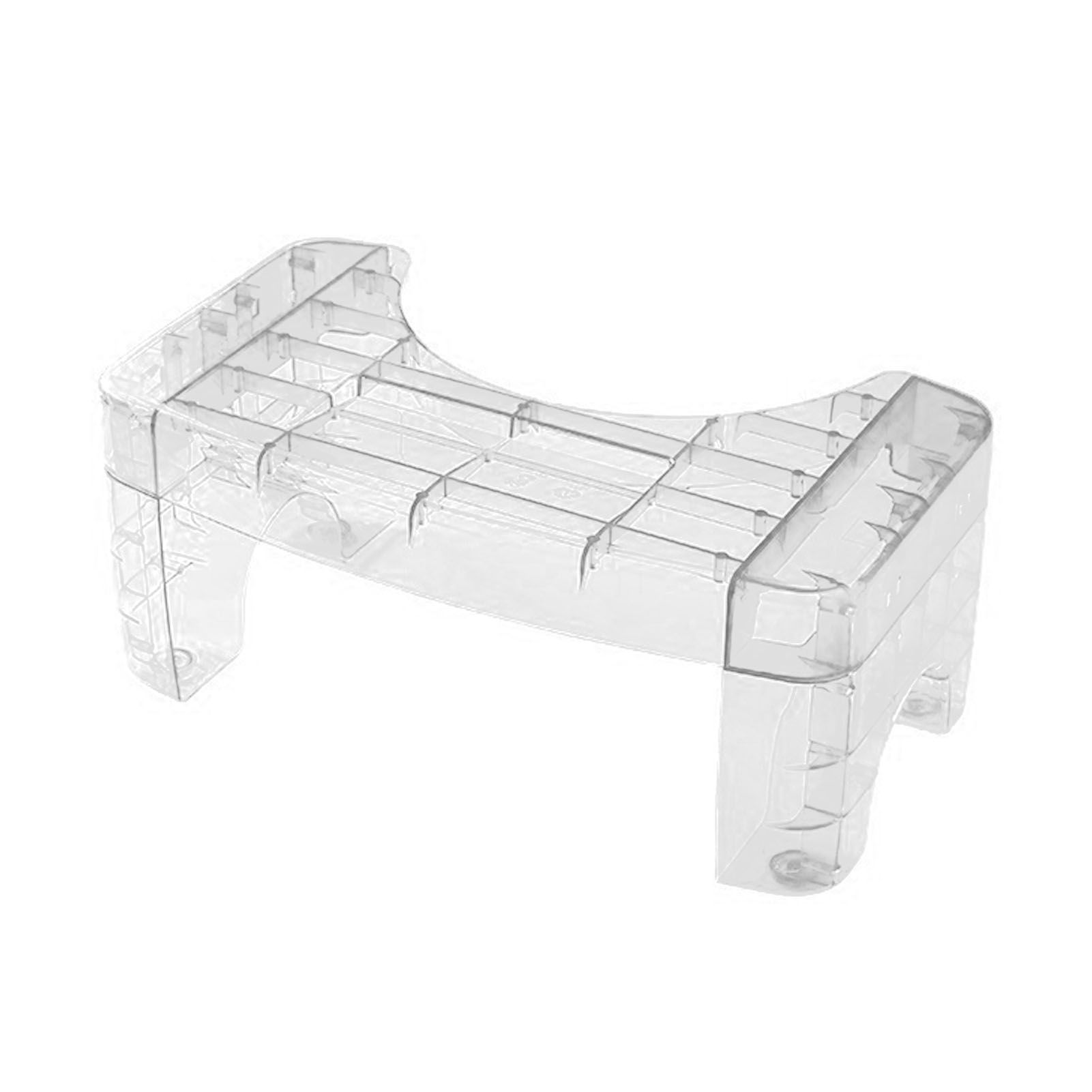 Toilet Foot Stool Transparent Prevent Slip Toilet Assistance Step Stool for view 2