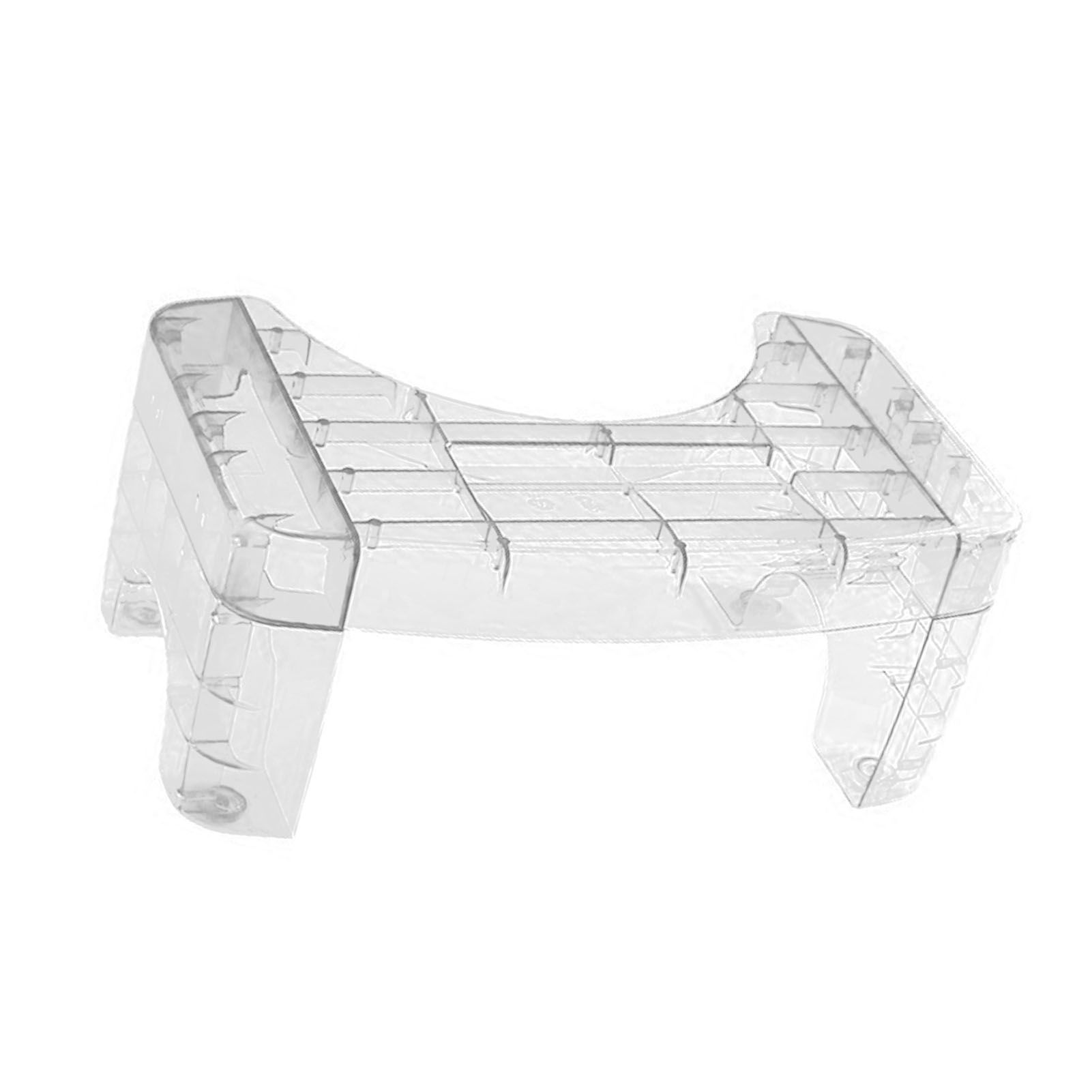 Toilet Foot Stool Transparent Prevent Slip Toilet Assistance Step Stool for view 3