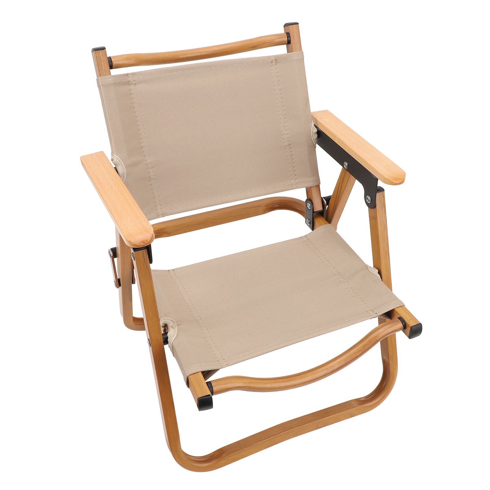 Kids Camping Chair Aluminum Alloy Wood Grain Canvas Portable Folding Camp view 12