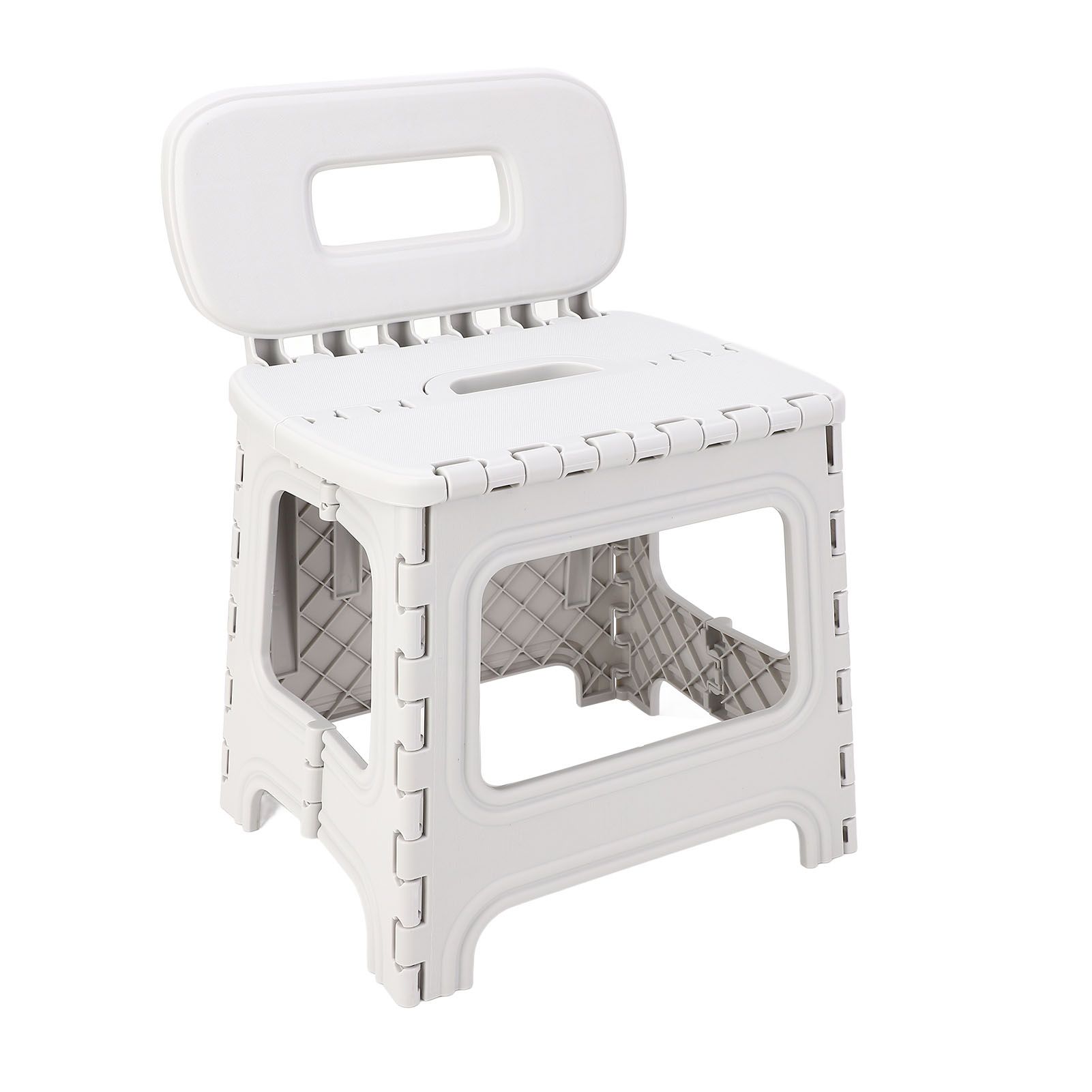 Folding Step Stool PP Thickened Portable Small Kids Step Stool with Handle for view 10
