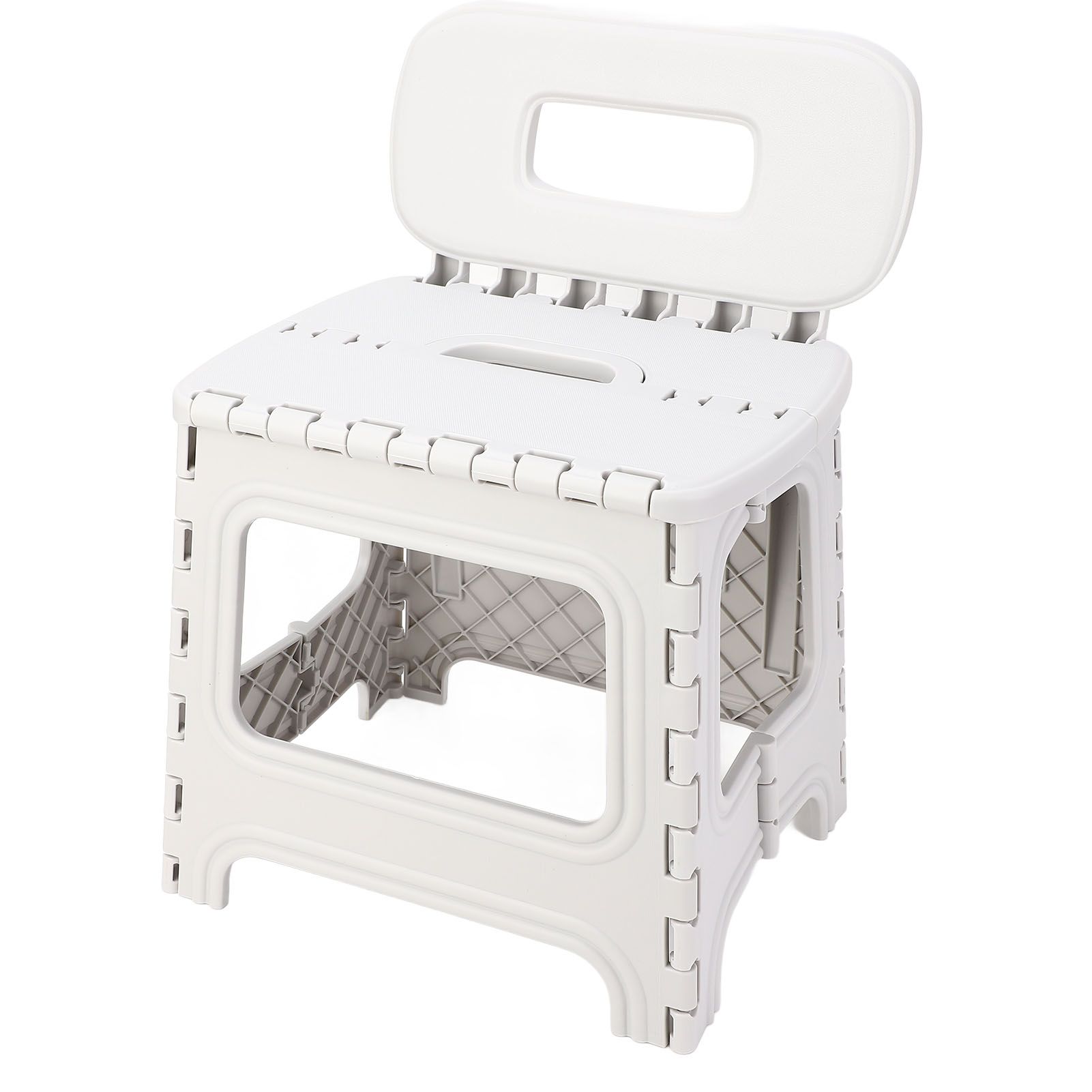 Folding Step Stool PP Thickened Portable Small Kids Step Stool with Handle for view 12