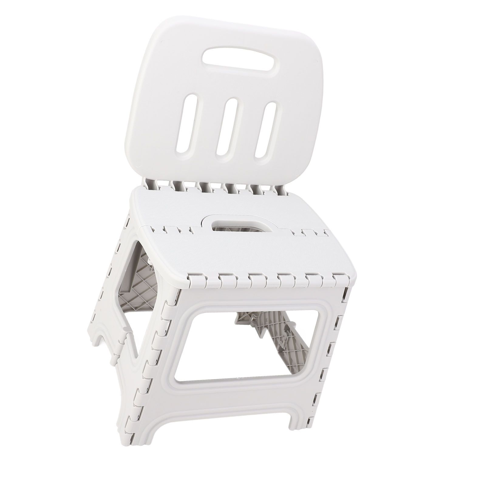 Folding Step Stool PP Thickened Portable Small Kids Step Stool with Handle for view 4