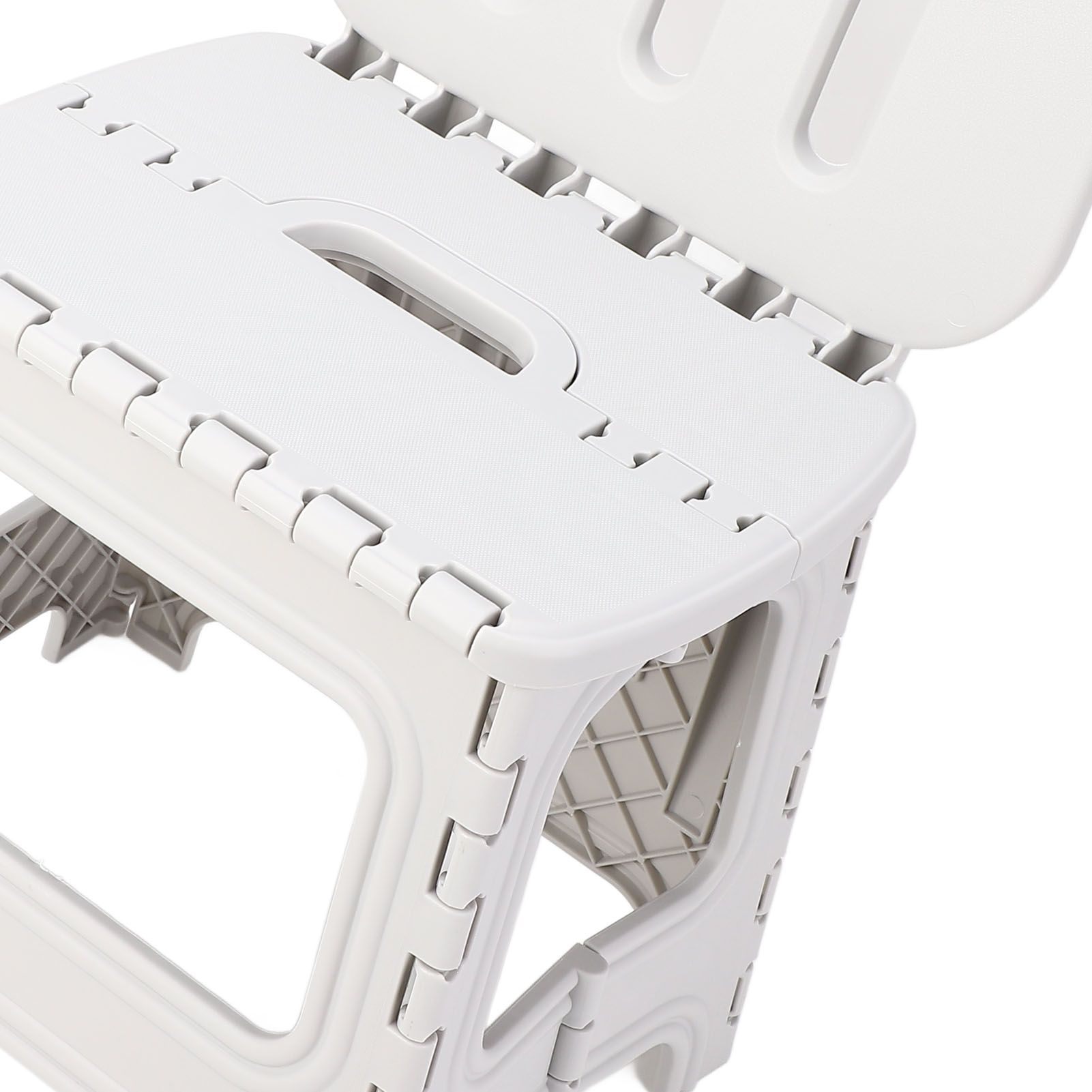 Folding Step Stool PP Thickened Portable Small Kids Step Stool with Handle for view 5
