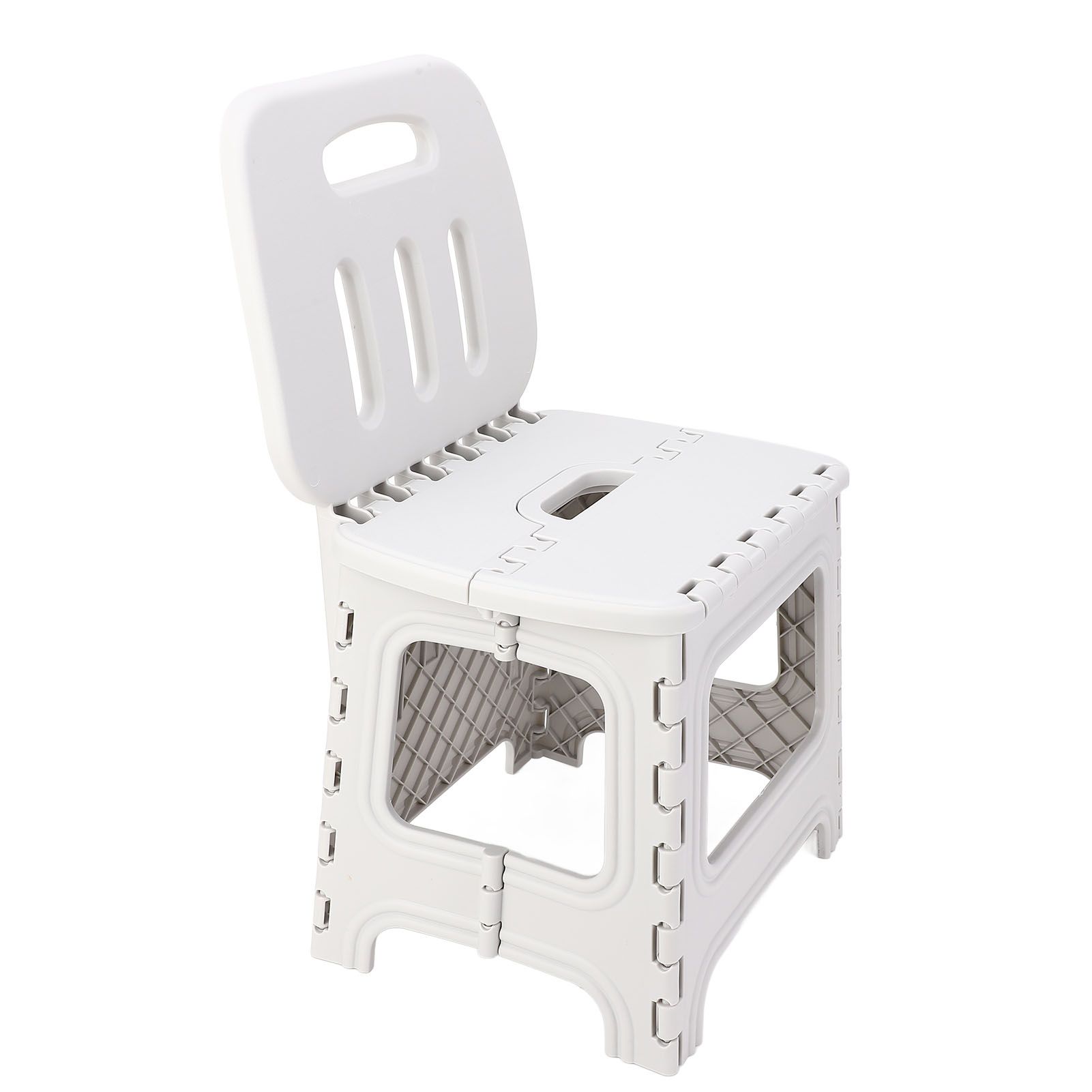 Folding Step Stool PP Thickened Portable Small Kids Step Stool with Handle for view 9
