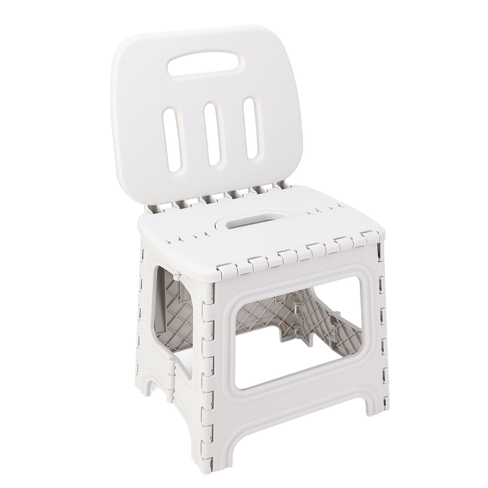 Folding Step Stool PP Thickened Portable Small Kids Step Stool with Handle for view 10