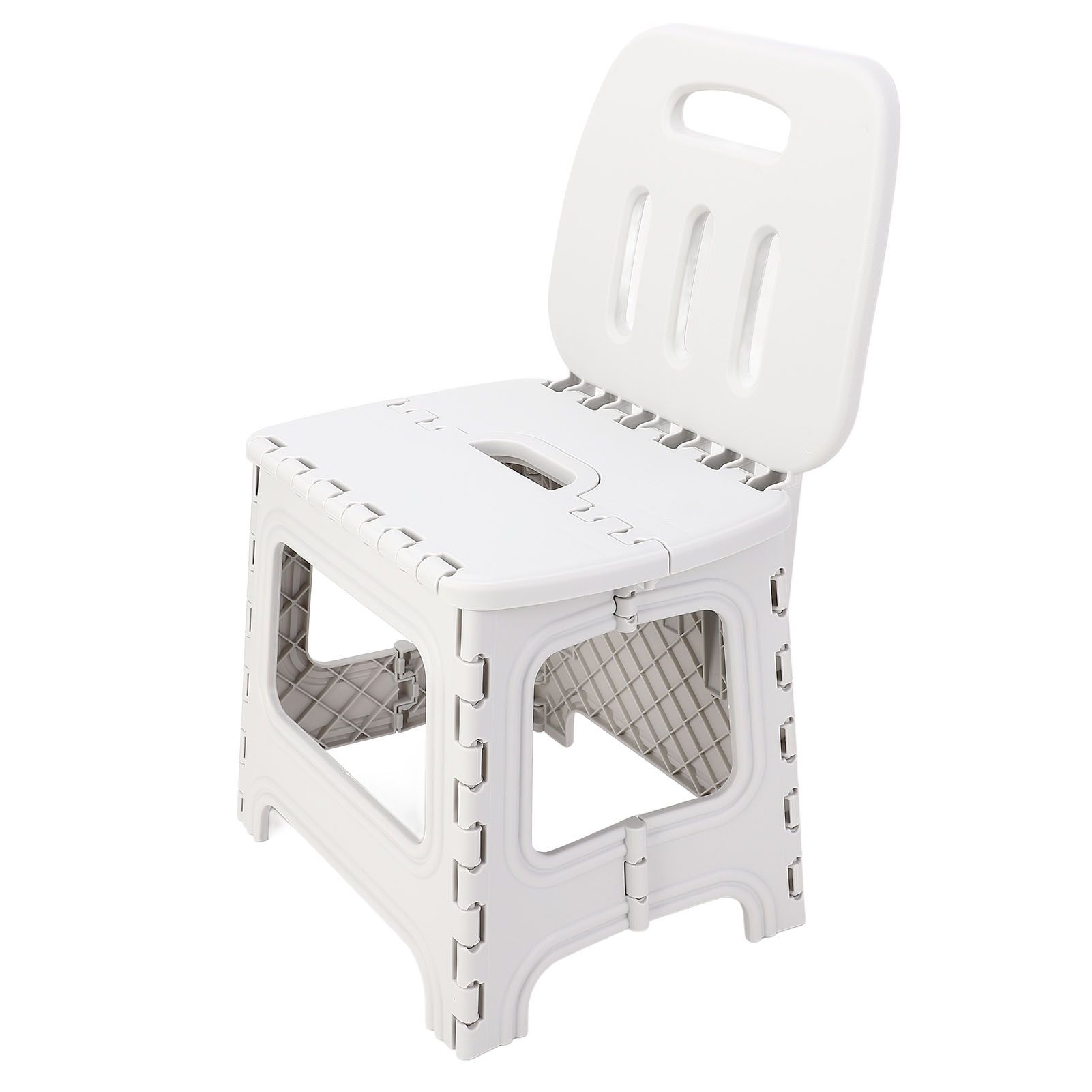 Folding Step Stool PP Thickened Portable Small Kids Step Stool with Handle for view 11