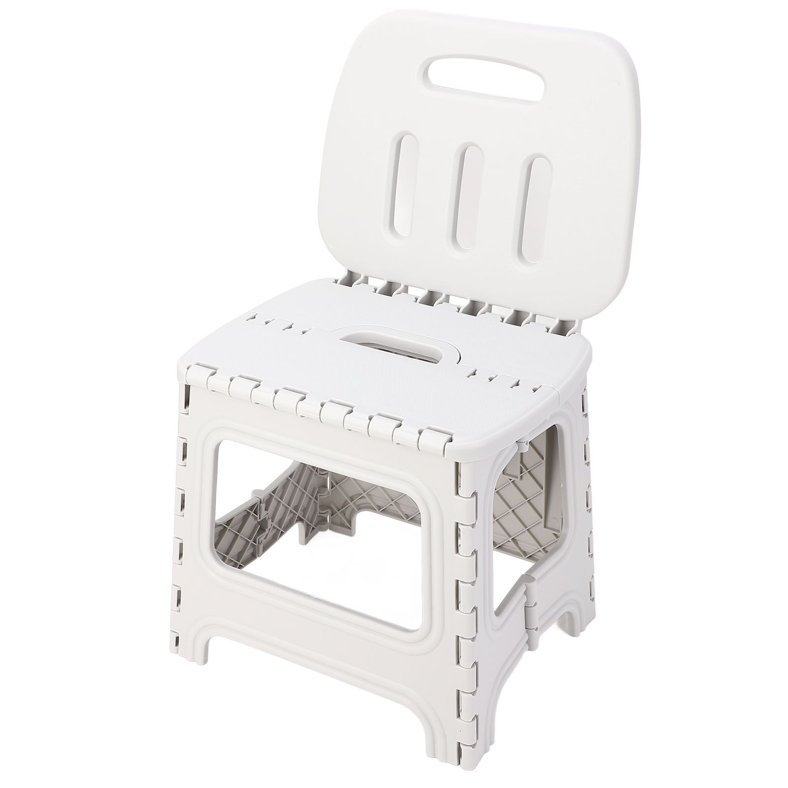 Folding Step Stool PP Thickened Portable Small Kids Step Stool with Handle for view 12