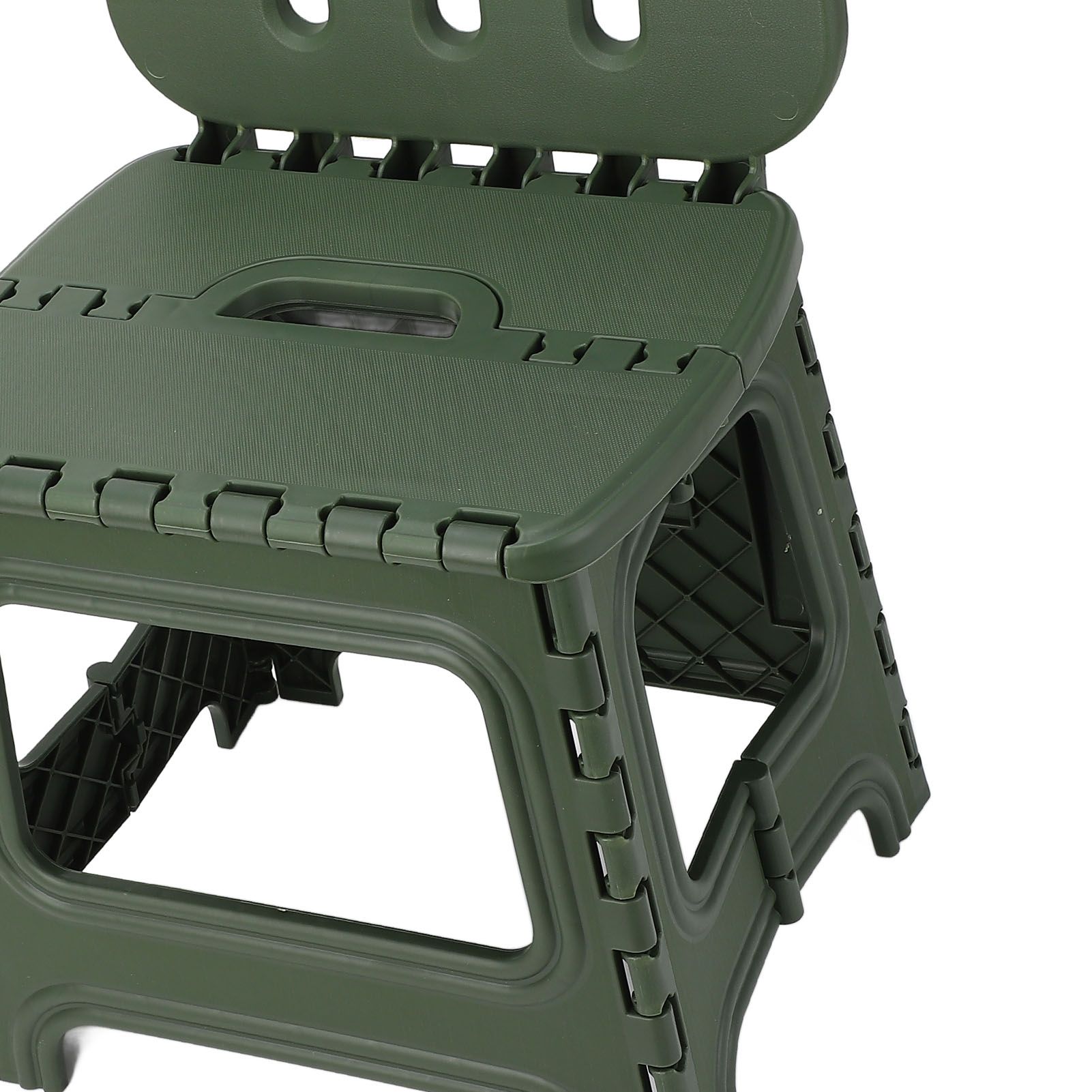 Folding Step Stool PP Thickened Portable Small Kids Step Stool with Handle for view 2