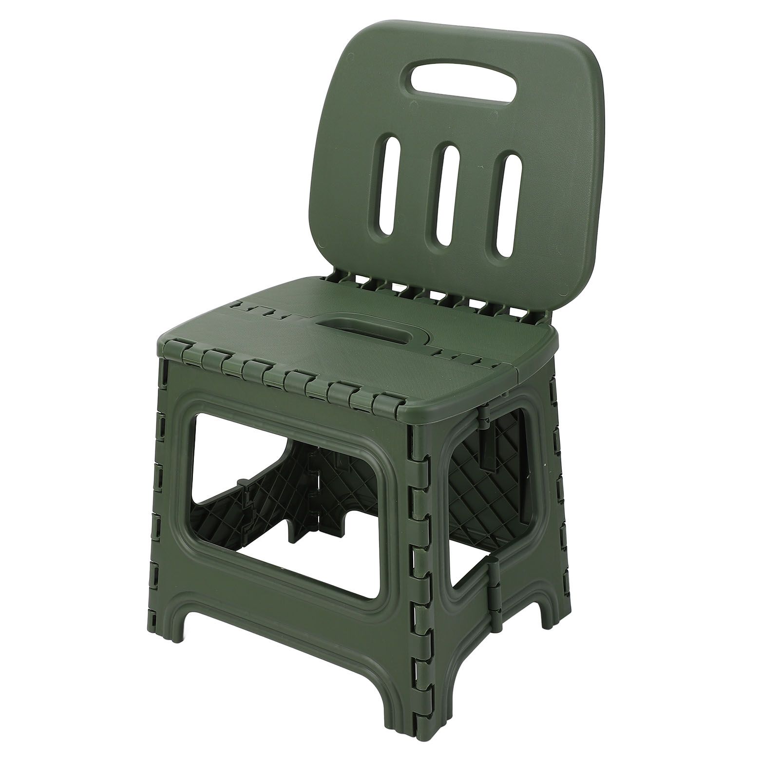 Folding Step Stool PP Thickened Portable Small Kids Step Stool with Handle for view 12