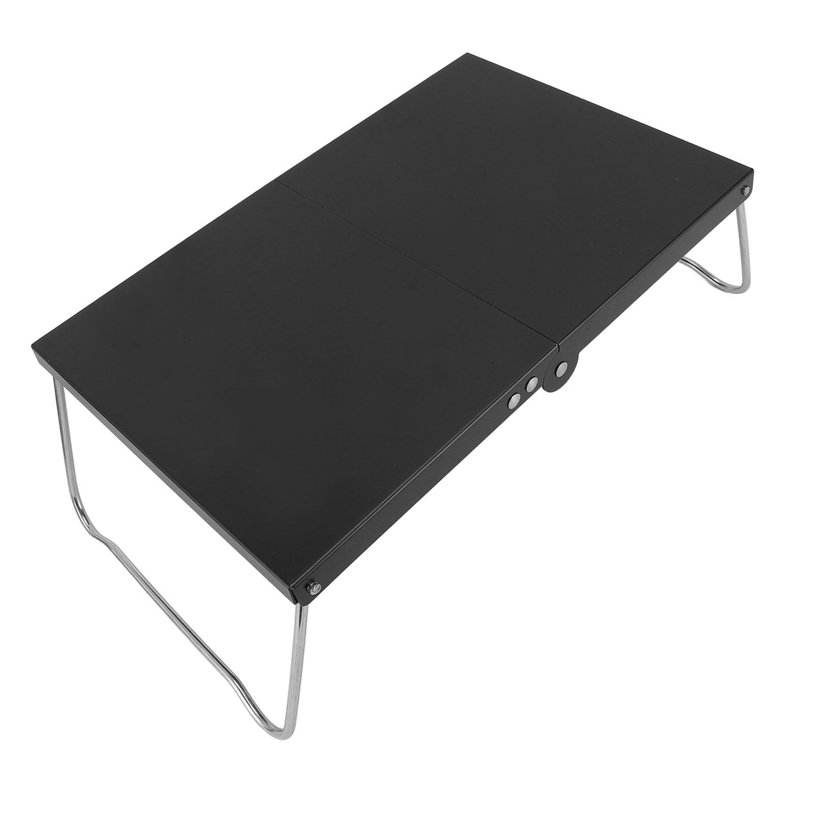 Folding Camping Table Stainless Steel Portable Mini Beach Table Camping Side view 4