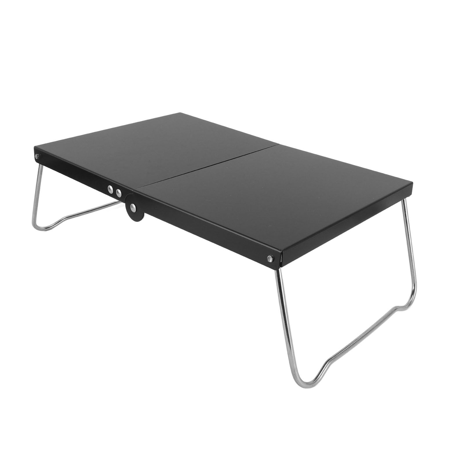 Folding Camping Table Stainless Steel Portable Mini Beach Table Camping Side view 6
