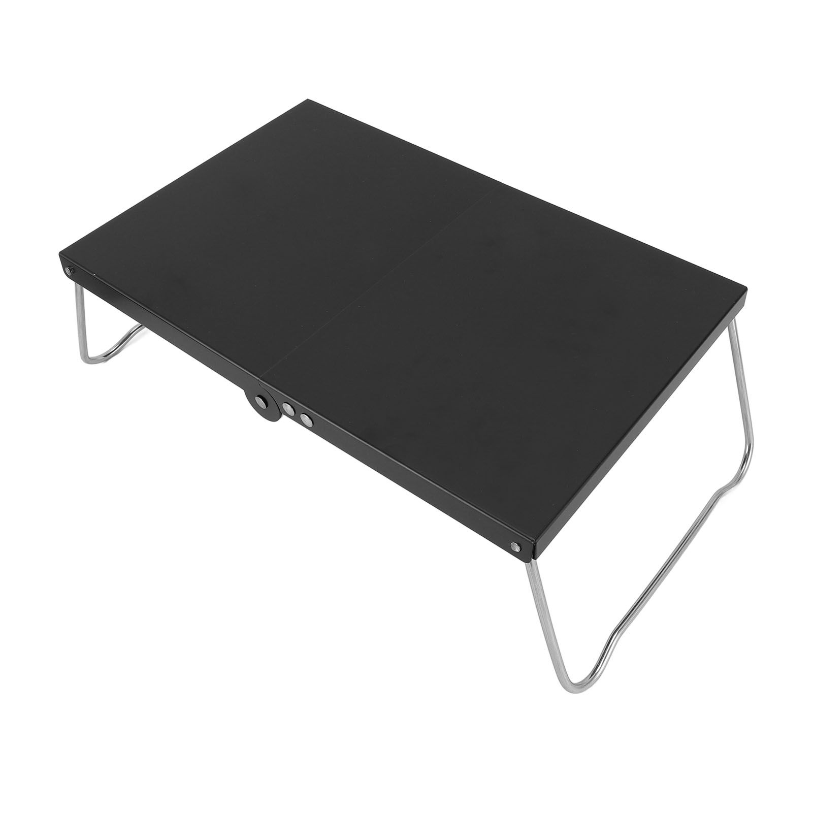 Folding Camping Table Stainless Steel Portable Mini Beach Table Camping Side view 9