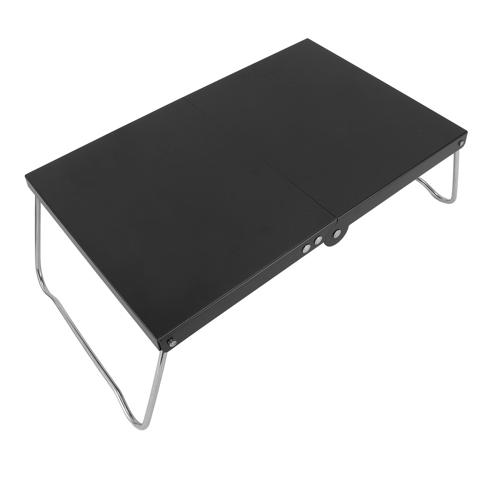 Folding Camping Table Stainless Steel Portable Mini Beach Table Camping Side view 10