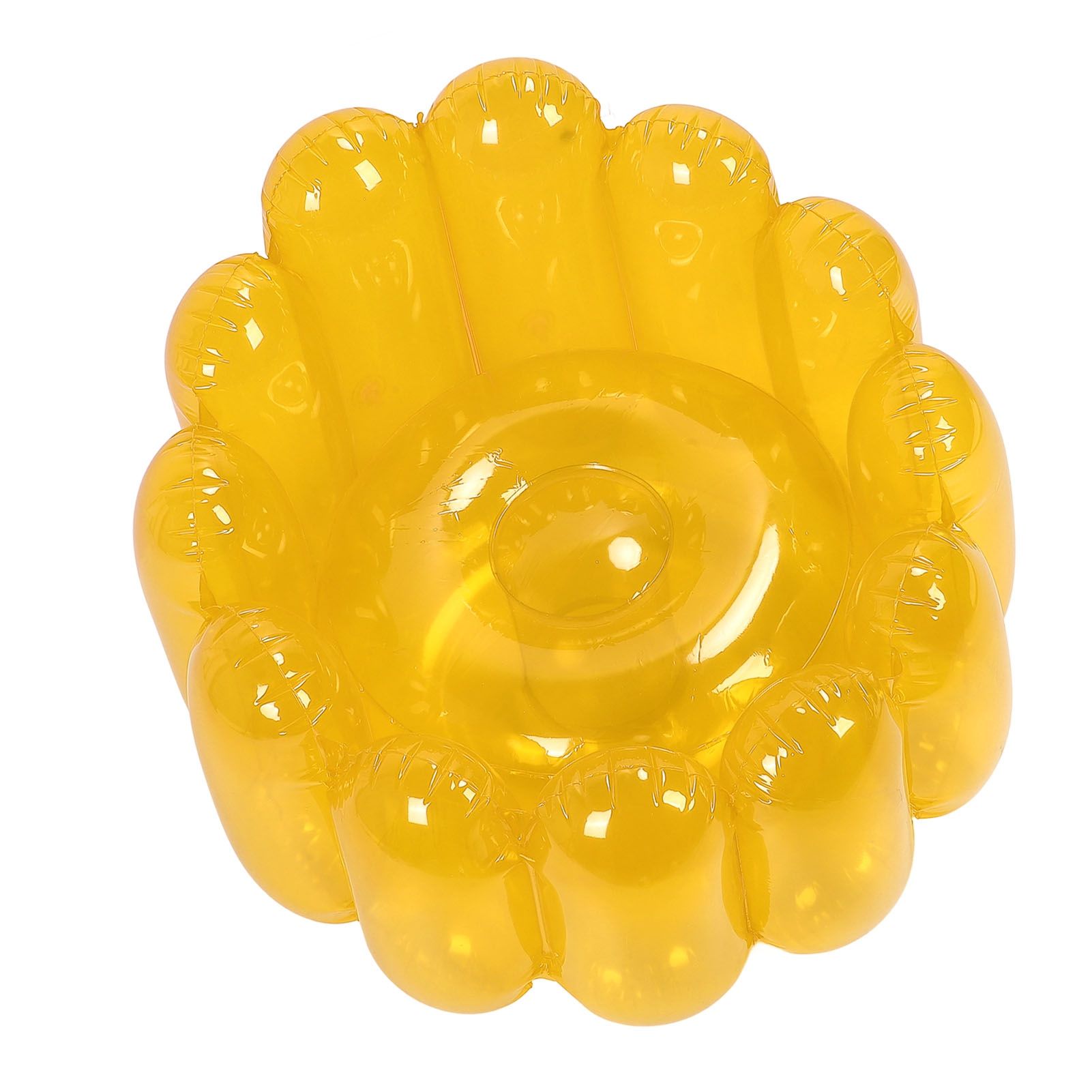Inflatable Sofa Chair Portable Outdoor Blow Up Couch Seat Transparent Candy view 4