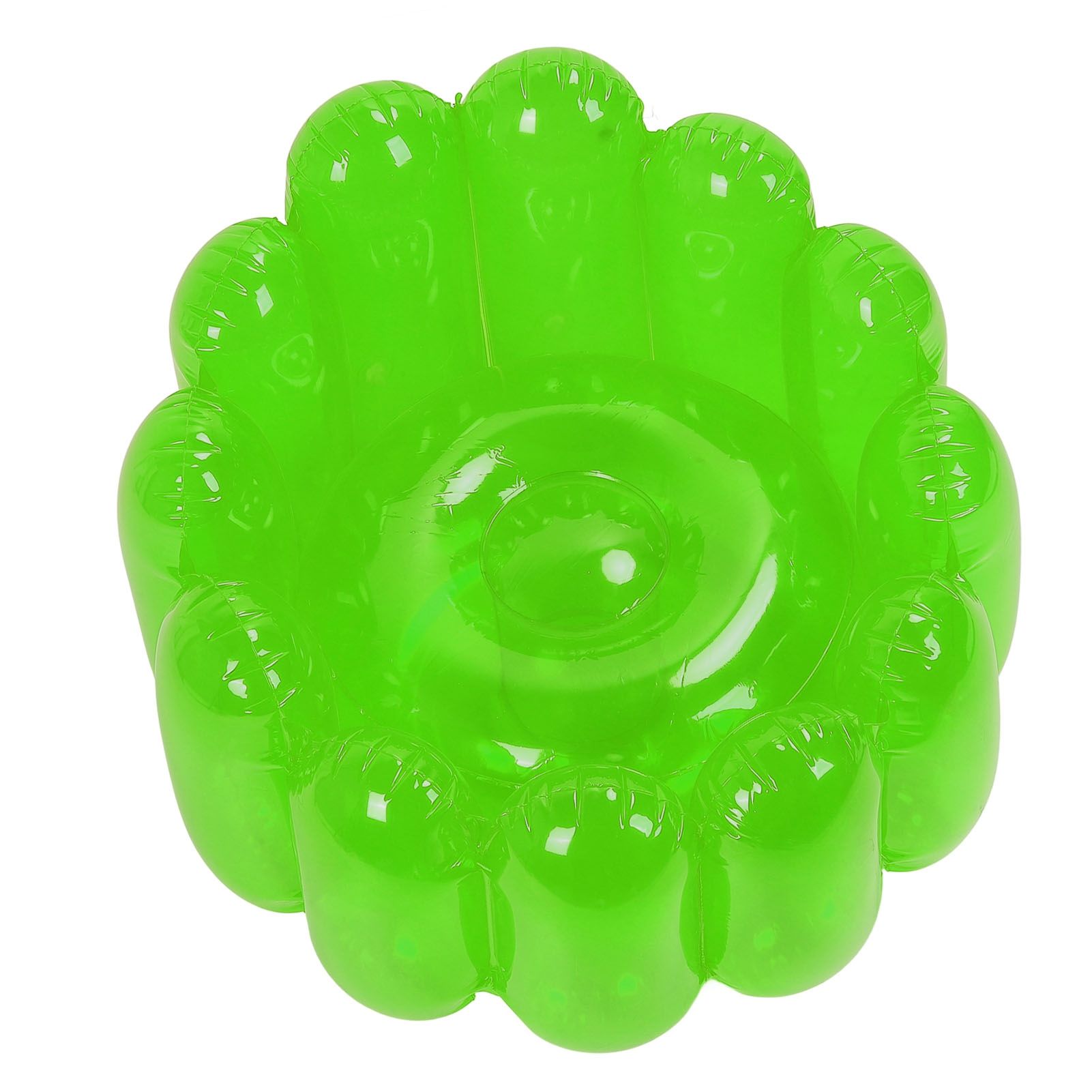 Inflatable Sofa Chair Portable Outdoor Blow Up Couch Seat Transparent Candy view 8