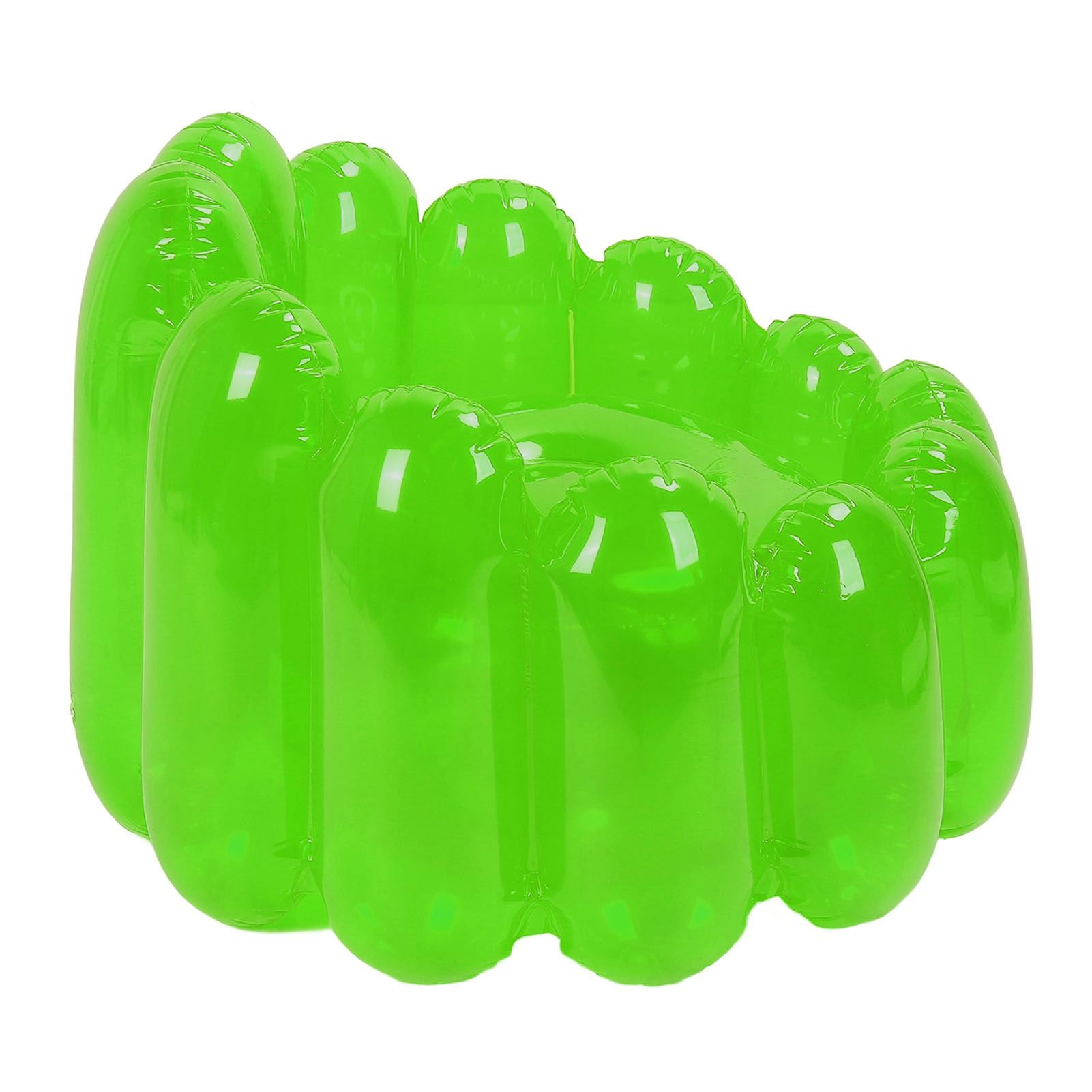 Inflatable Sofa Chair Portable Outdoor Blow Up Couch Seat Transparent Candy view 10