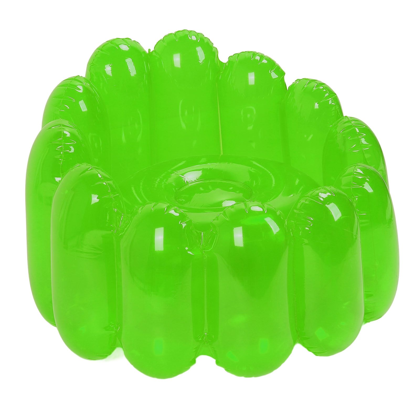 Inflatable Sofa Chair Portable Outdoor Blow Up Couch Seat Transparent Candy view 11