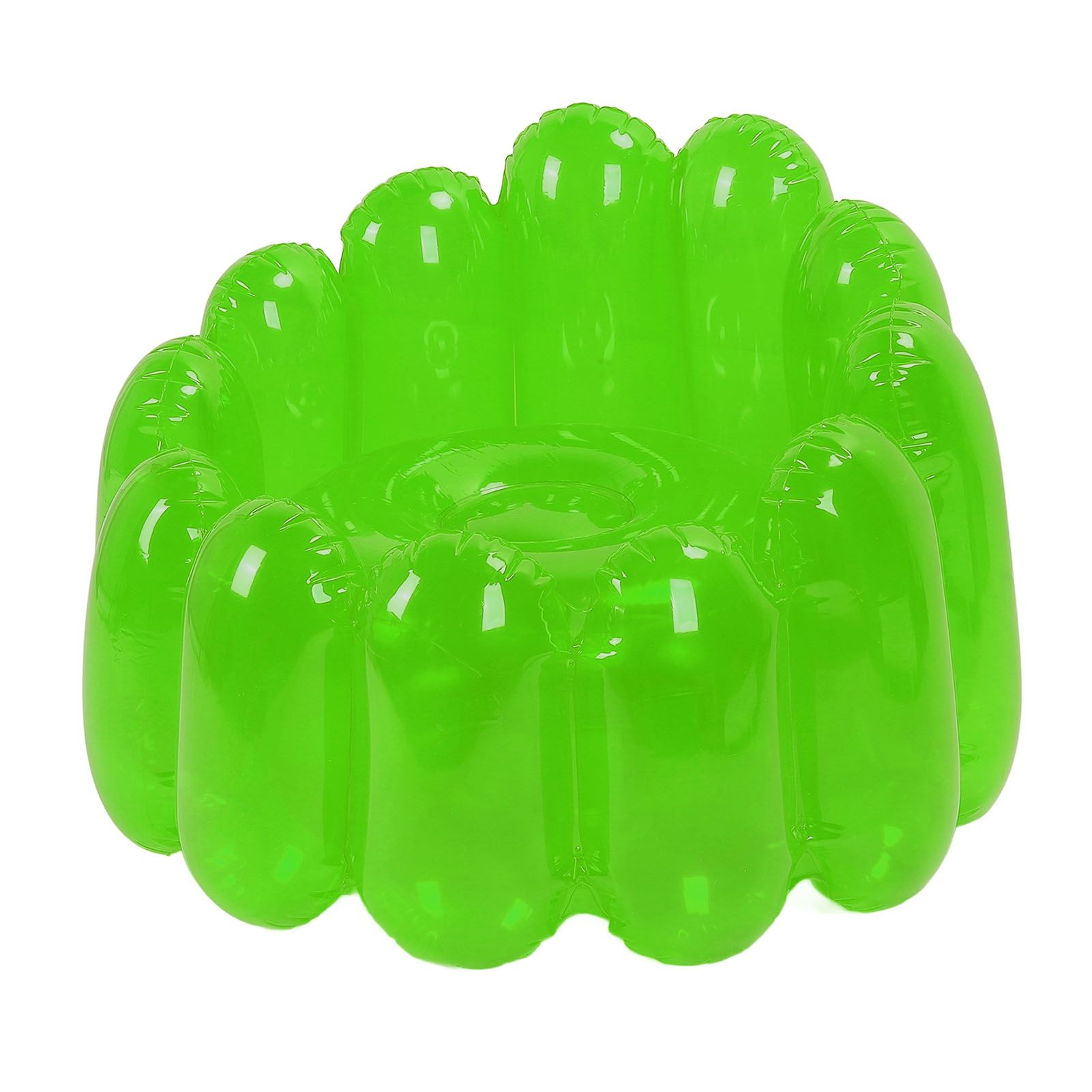 Inflatable Sofa Chair Portable Outdoor Blow Up Couch Seat Transparent Candy view 12