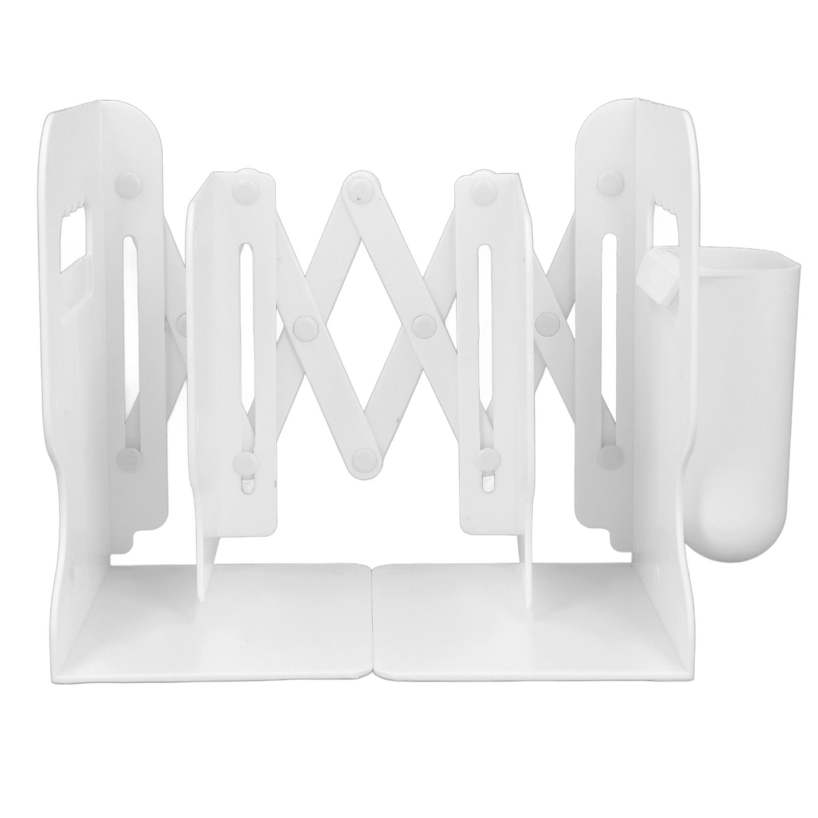 Extendable Bookend Non Skid PP Heavy Duty Decorative Adjustable Book Shelf