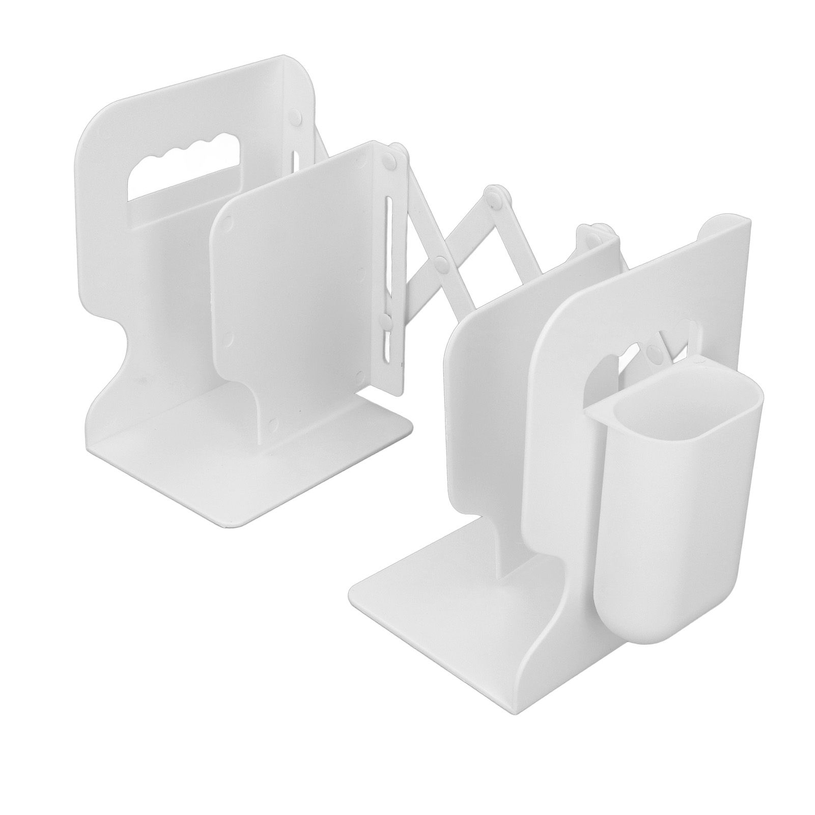 Extendable Bookend Non Skid PP Heavy Duty Decorative Adjustable Book Shelf view 9