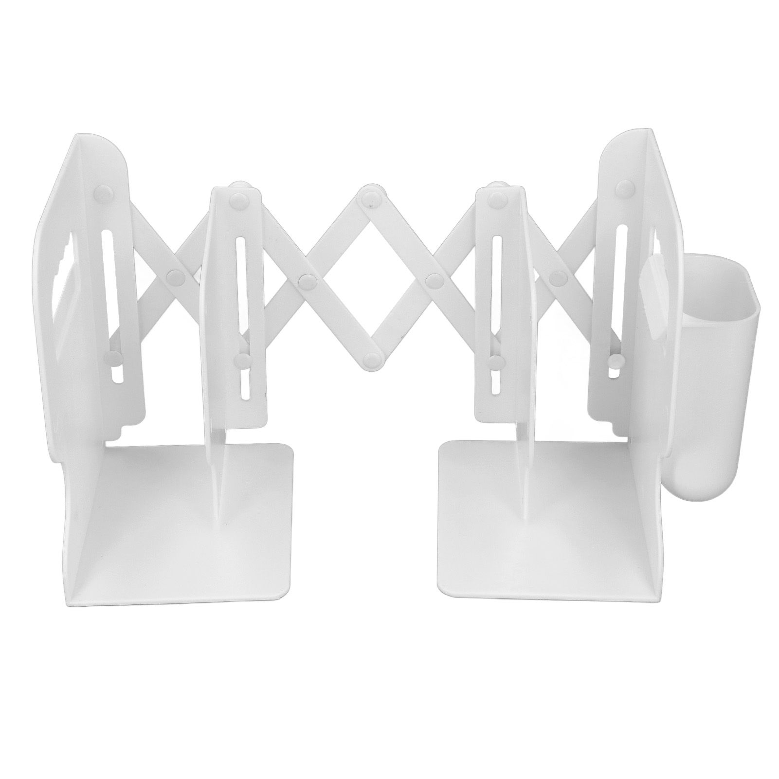 Extendable Bookend Non Skid PP Heavy Duty Decorative Adjustable Book Shelf view 11