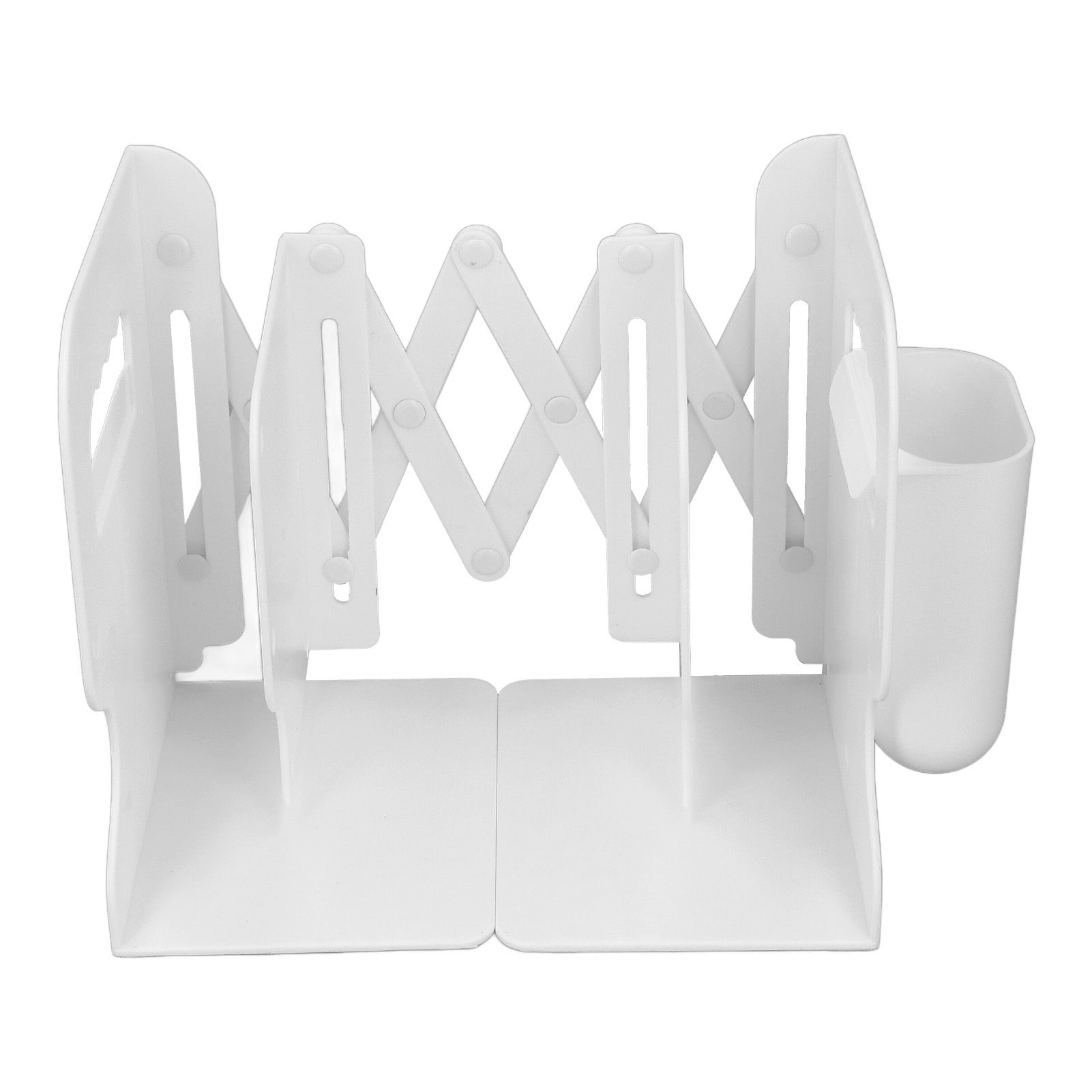 Extendable Bookend Non Skid PP Heavy Duty Decorative Adjustable Book Shelf view 12