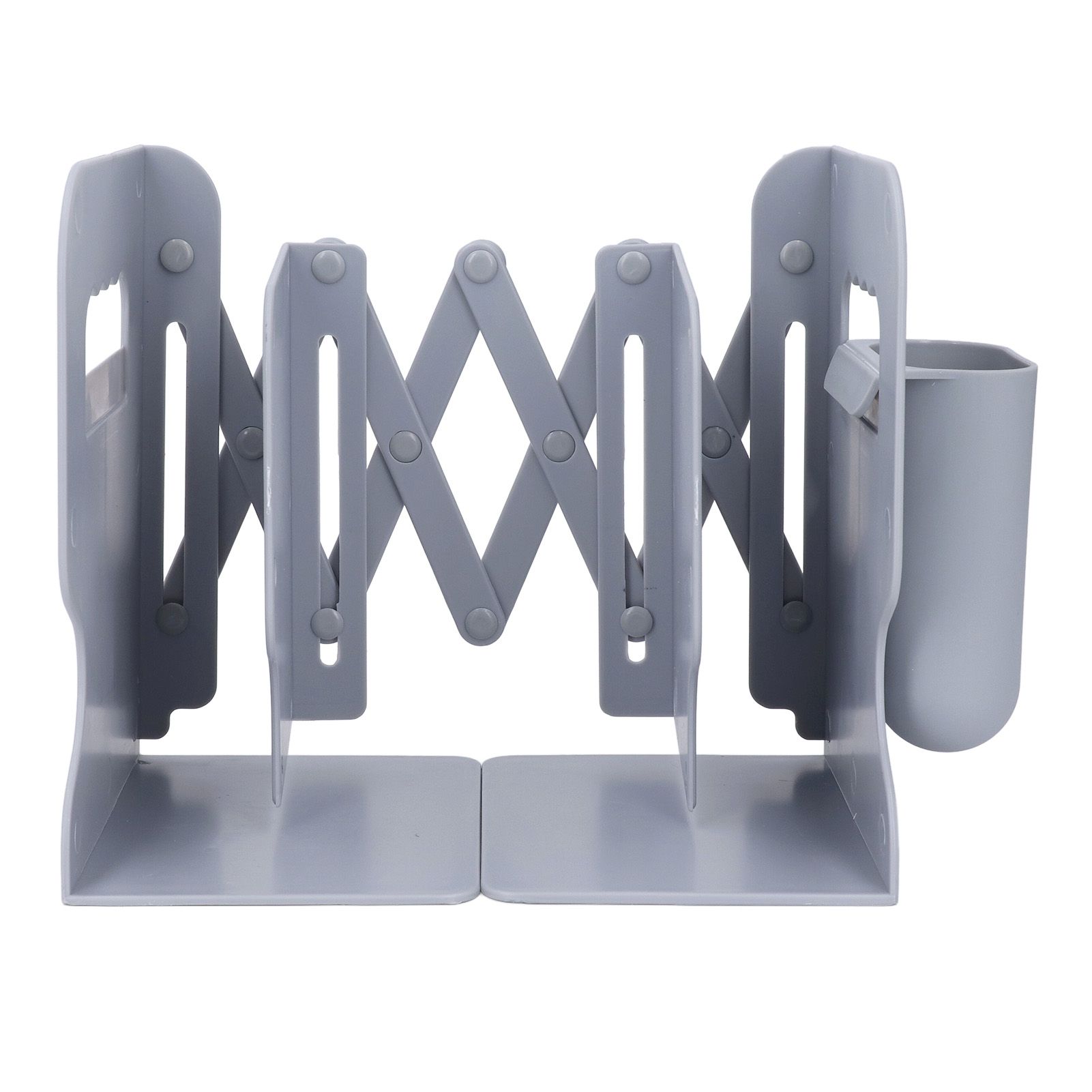 Extendable Bookend Non Skid PP Heavy Duty Decorative Adjustable Book Shelf