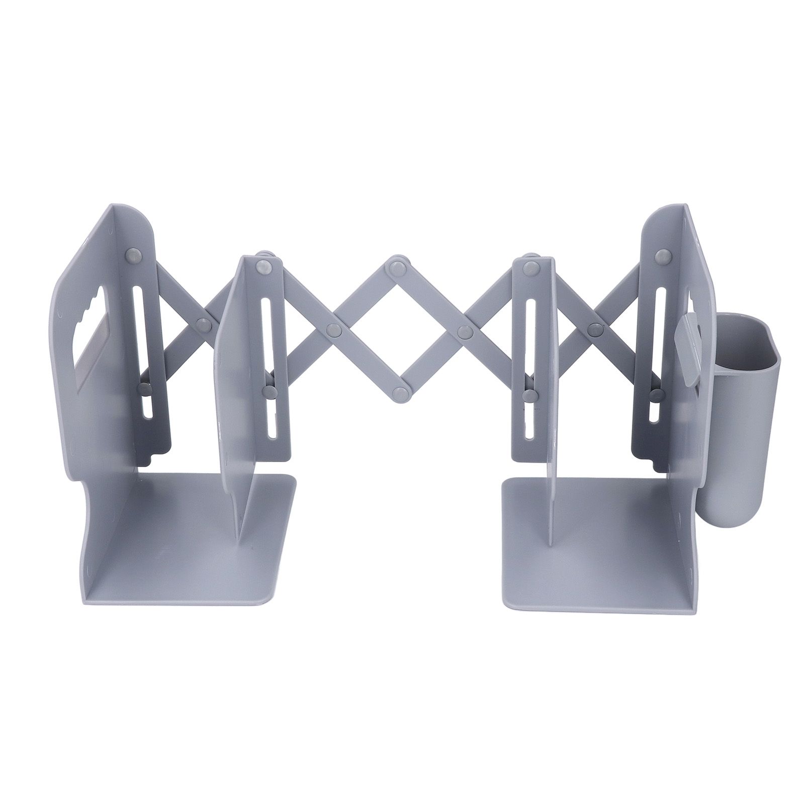 Extendable Bookend Non Skid PP Heavy Duty Decorative Adjustable Book Shelf view 8