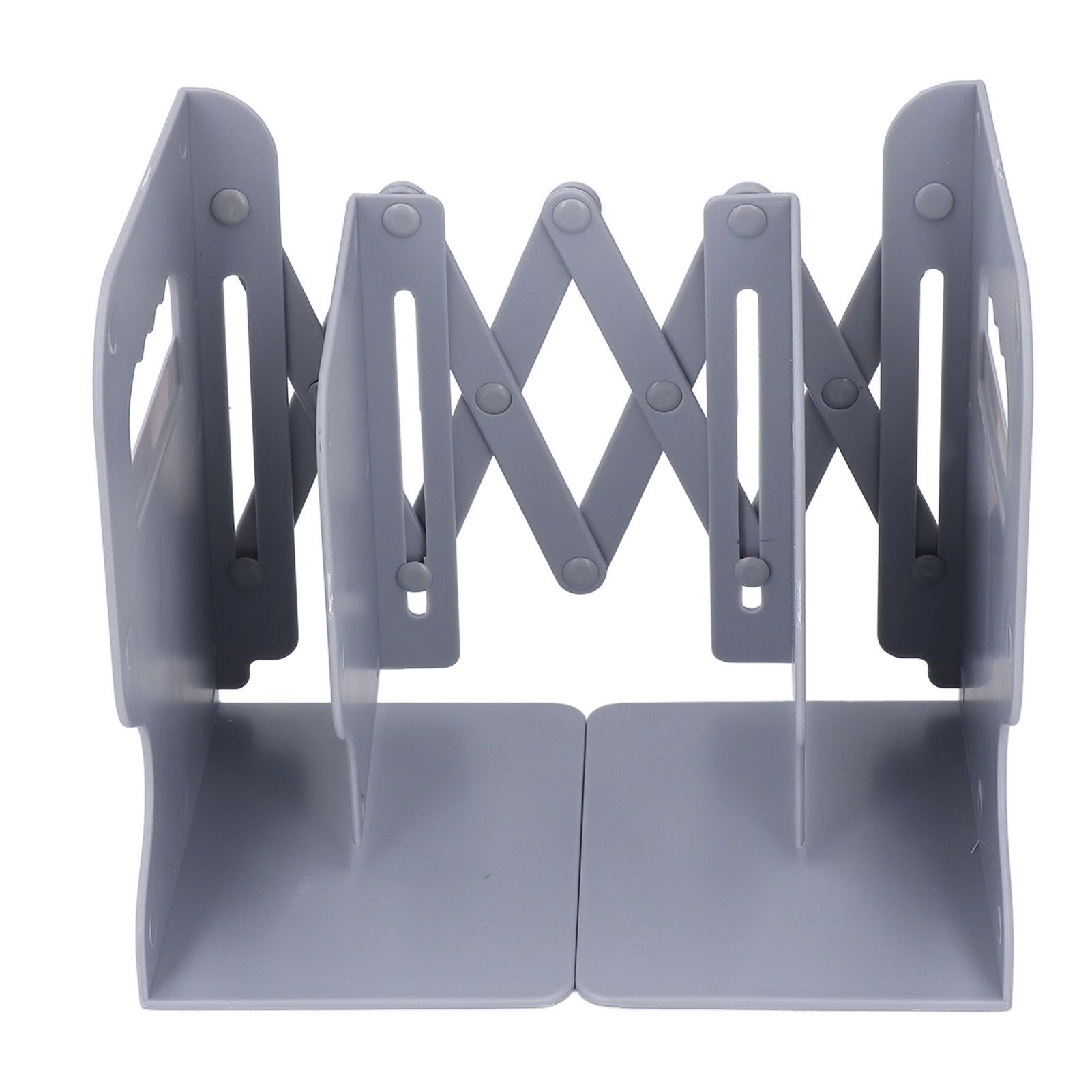 Adjustable Book End PP Retractable Anti Slip Desk Book Holder Organizer for view 2