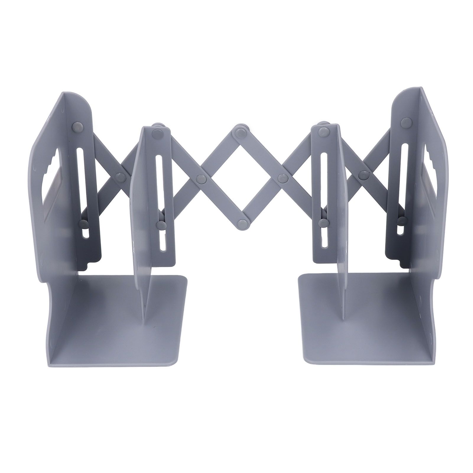 Adjustable Book End PP Retractable Anti Slip Desk Book Holder Organizer for view 5