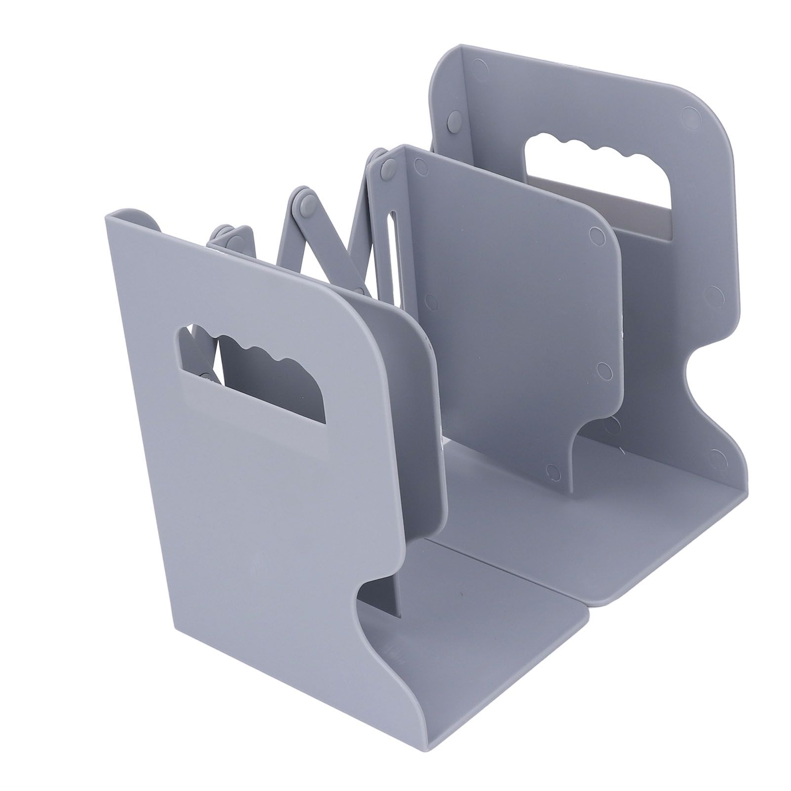 Adjustable Book End PP Retractable Anti Slip Desk Book Holder Organizer for view 10