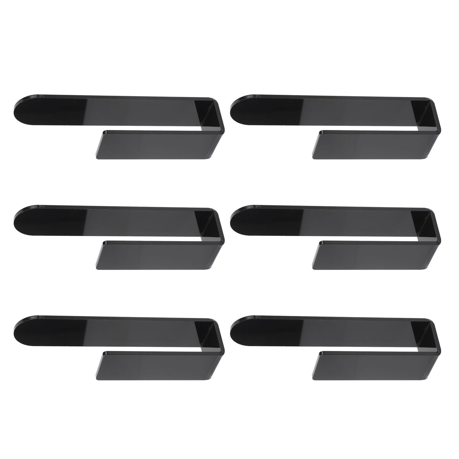 6PCS Hat Racks for Baseball Caps Acrylic Wall Mounted Self Adhesive Hat — image 1