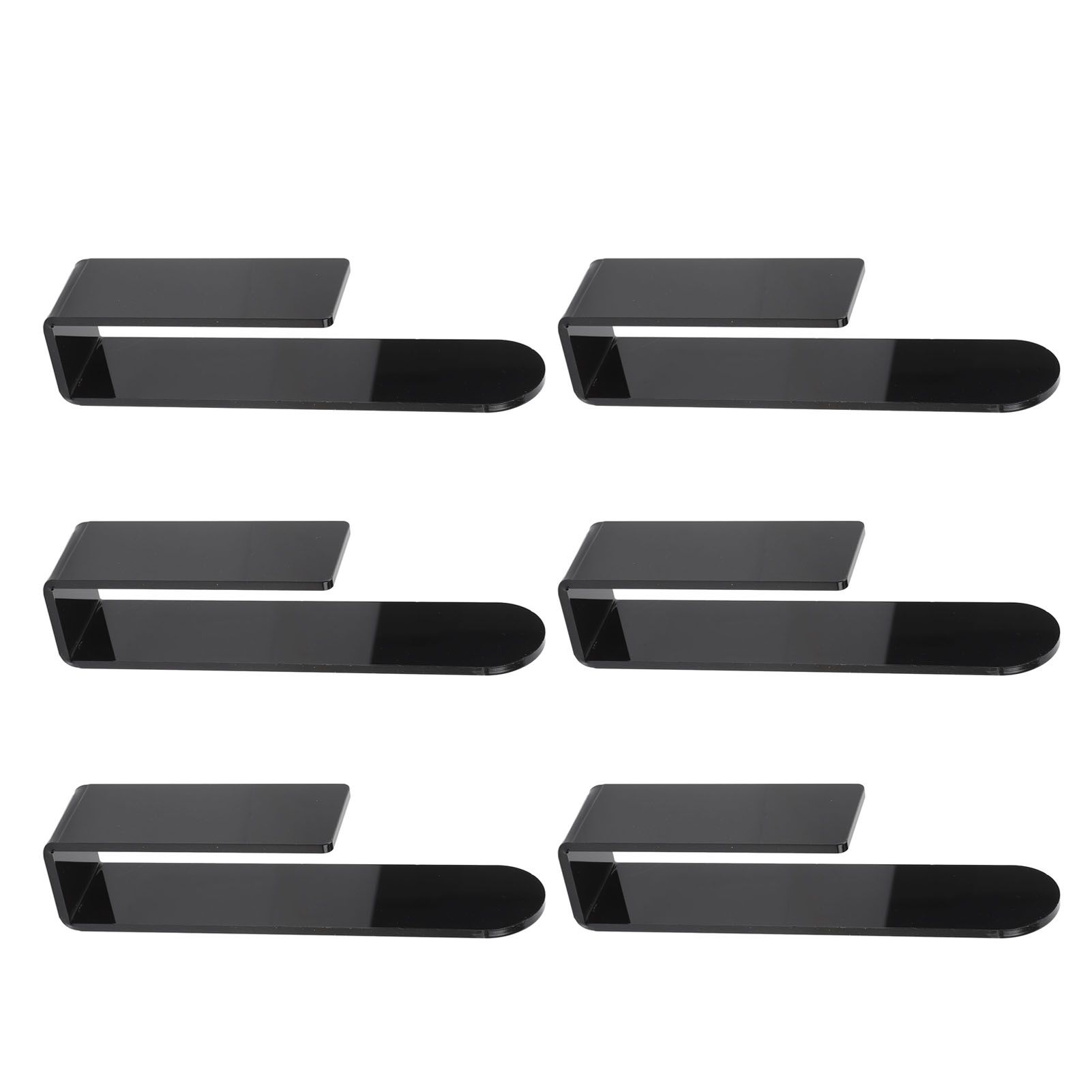 6PCS Hat Racks for Baseball Caps Acrylic Wall Mounted Self Adhesive Hat view 4