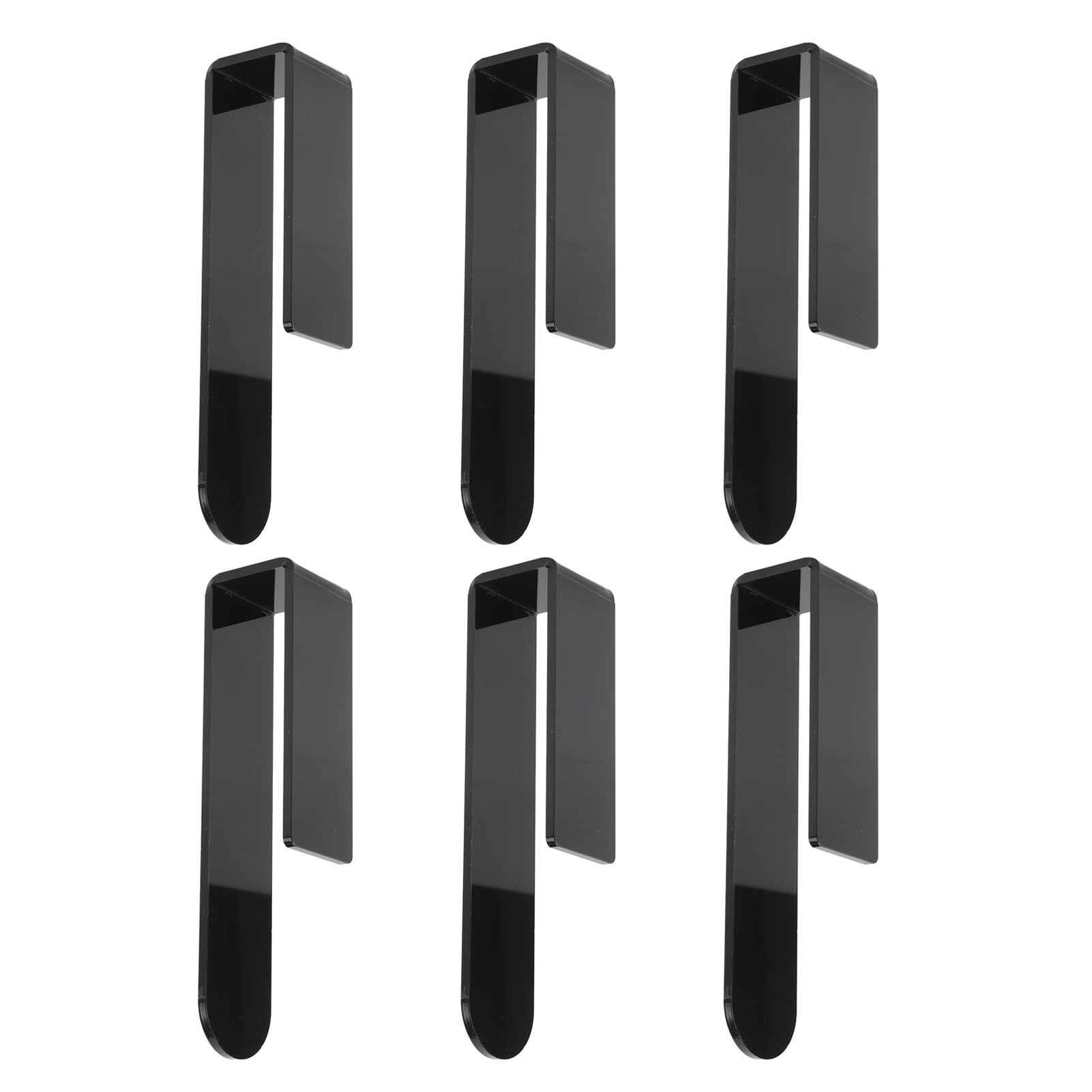 6PCS Hat Racks for Baseball Caps Acrylic Wall Mounted Self Adhesive Hat view 6