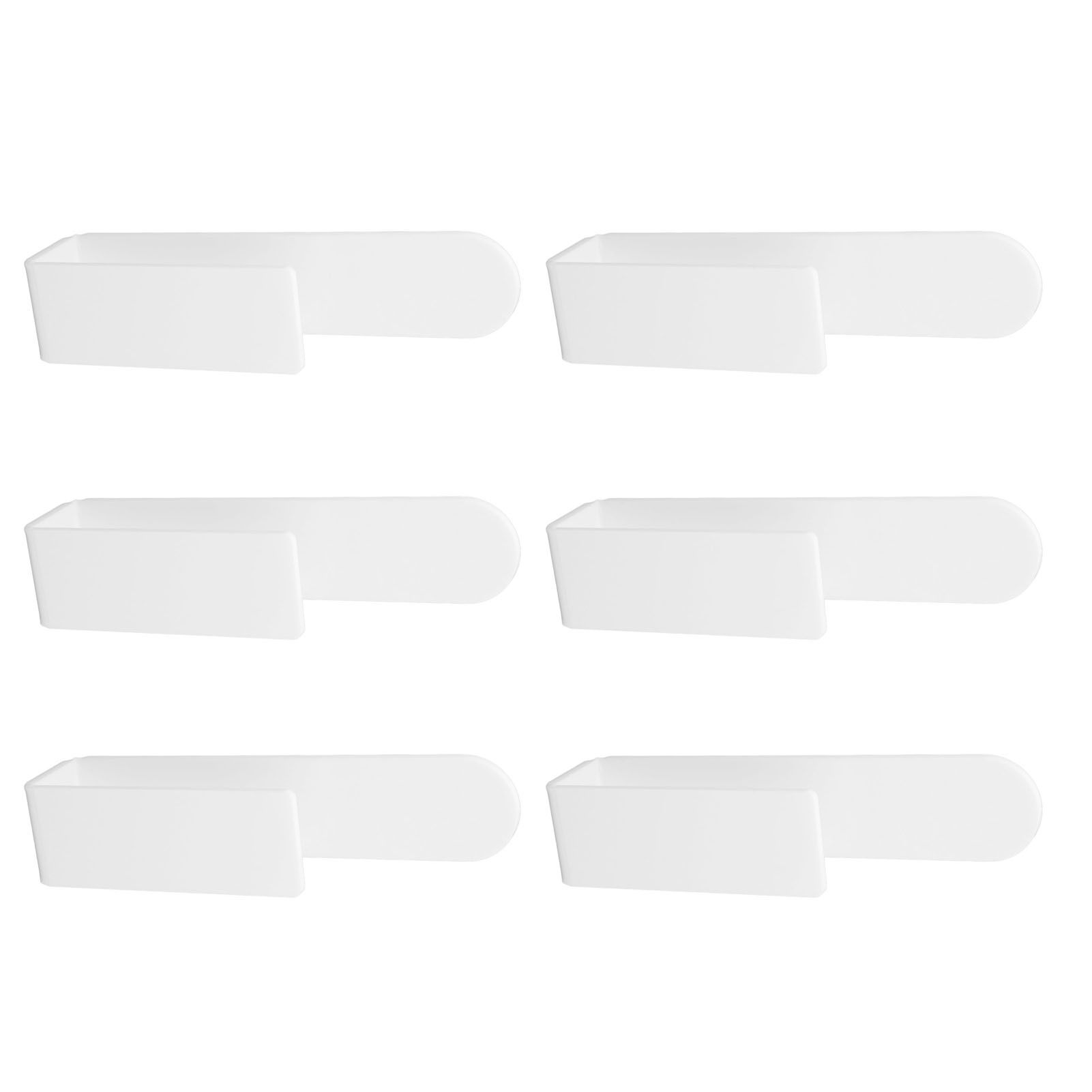 6PCS Hat Racks for Baseball Caps Acrylic Wall Mounted Self Adhesive Hat — image 1