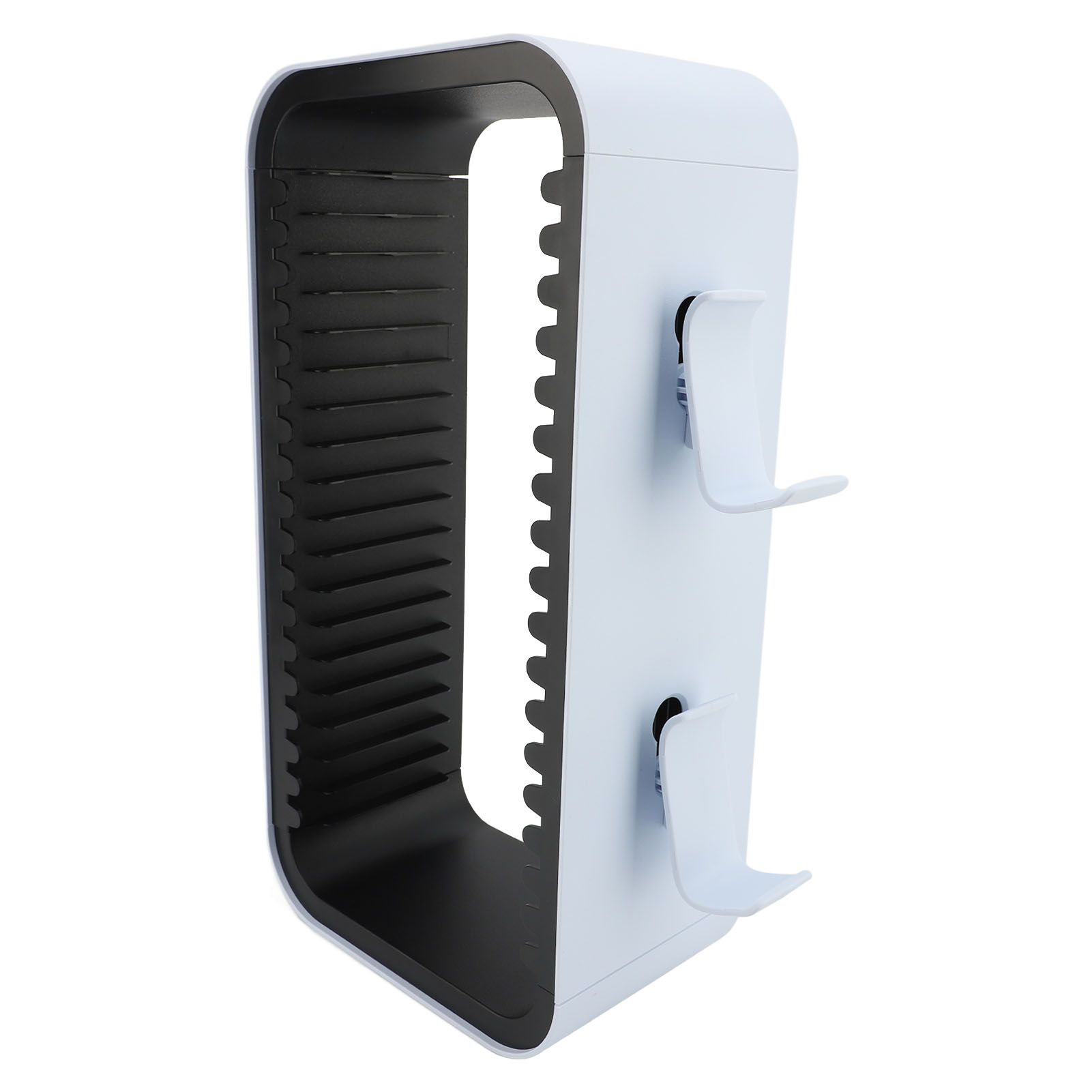 Game Discs Storage Tower with Controller Headset Stands Large Capacity Easy view 4
