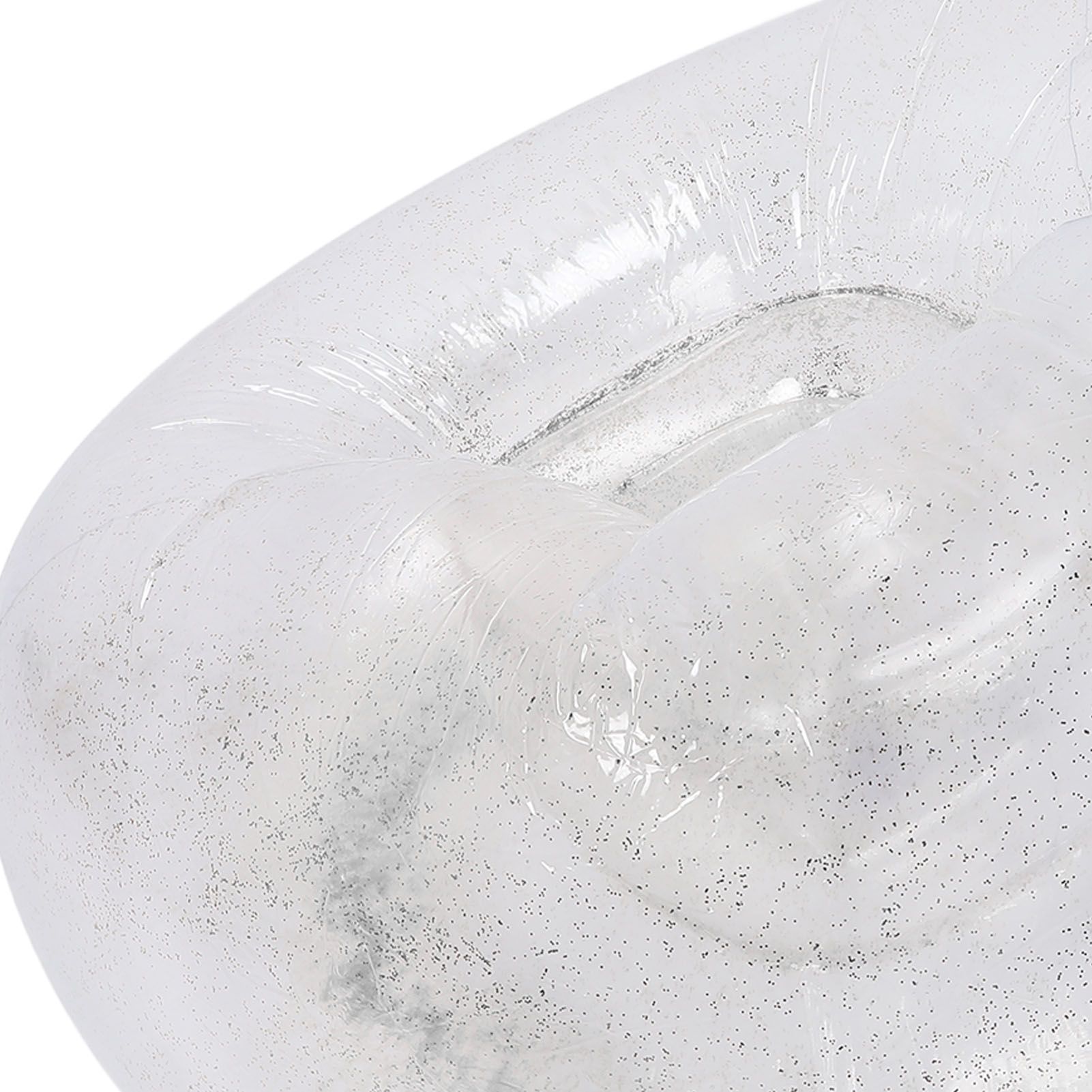 Inflatable Chair Comfortable Relaxing Transparent Ergonomic Space Saving PVC view 7