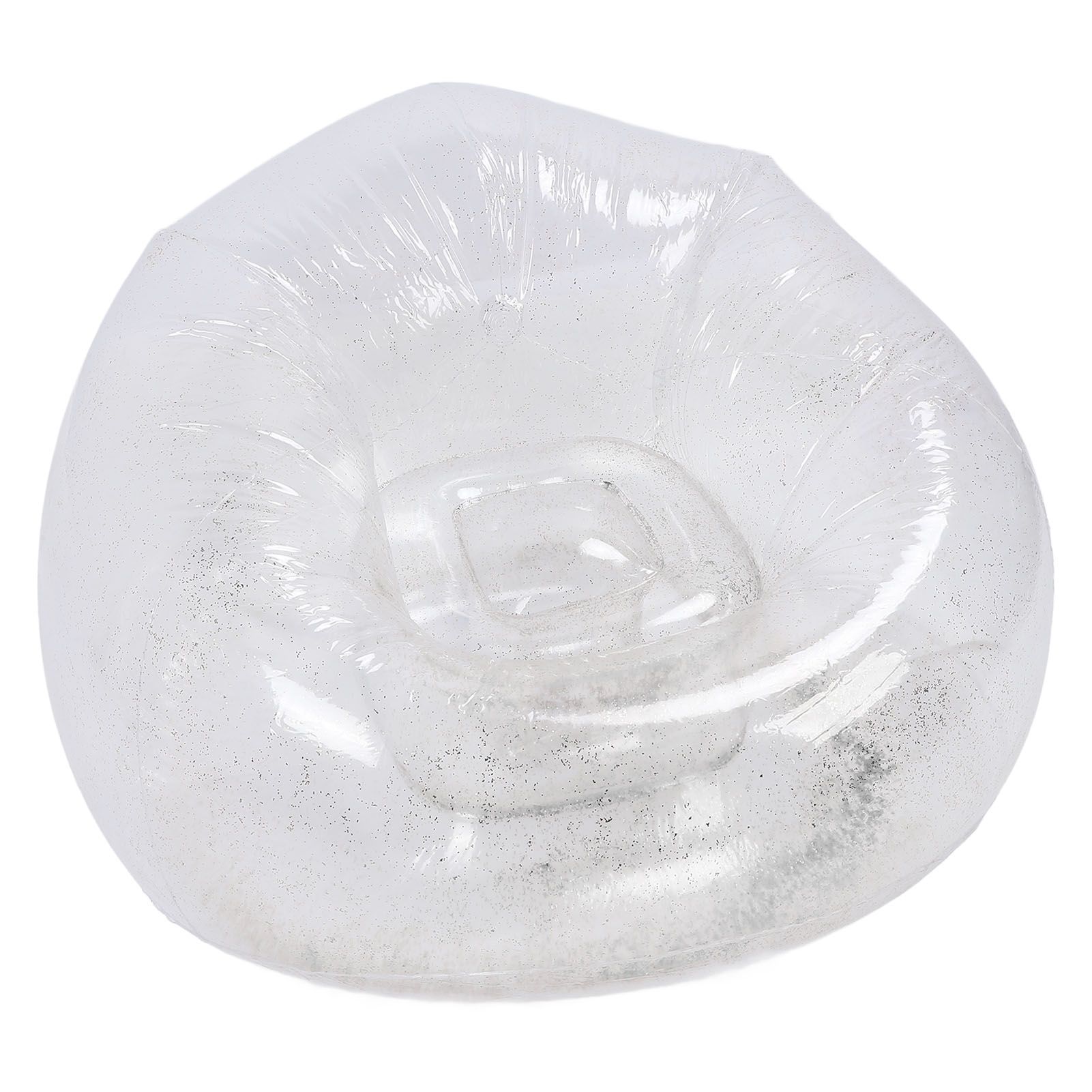 Inflatable Chair Comfortable Relaxing Transparent Ergonomic Space Saving PVC view 9